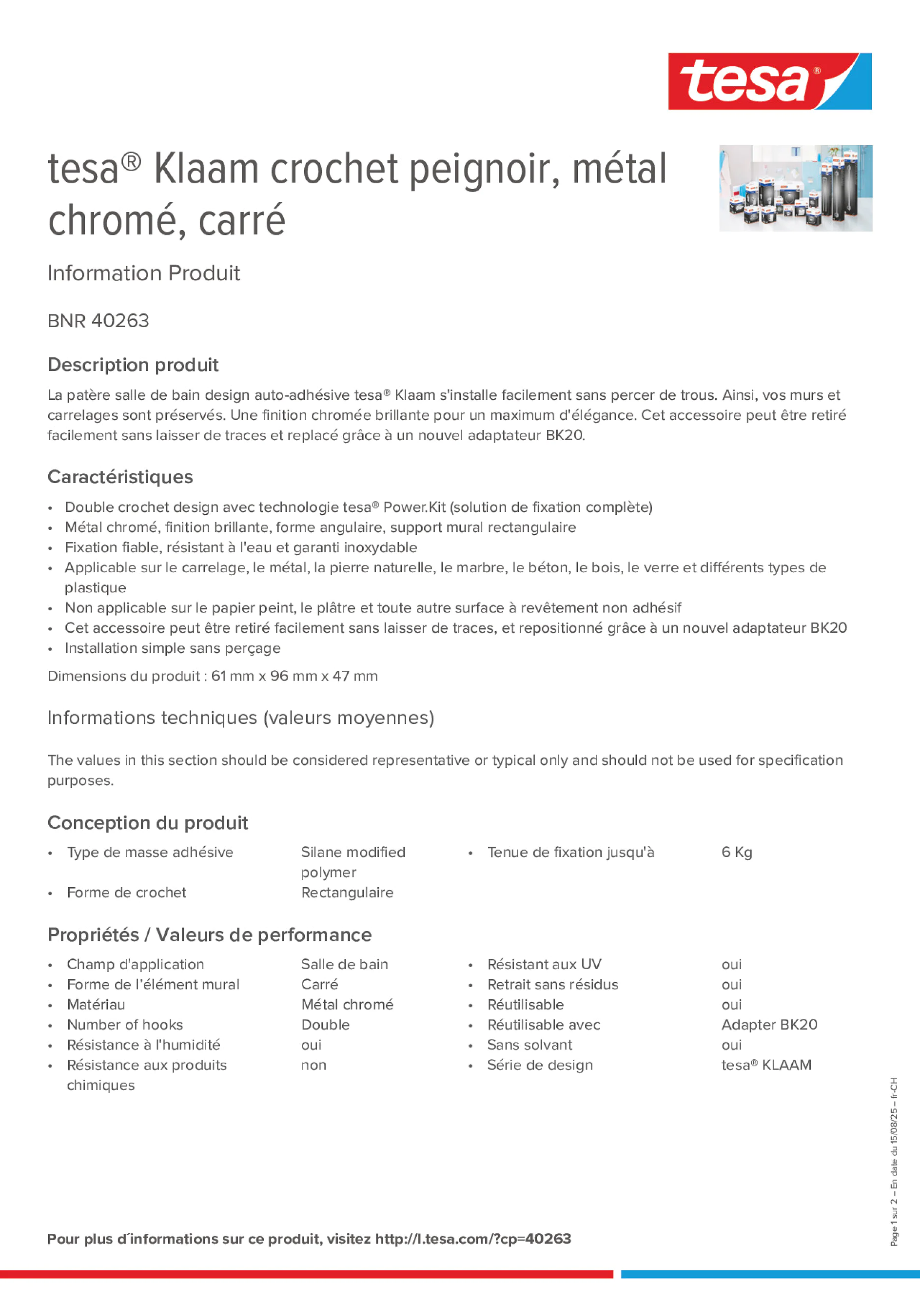 Product information_tesa® 40263_de-CH_fr-CH