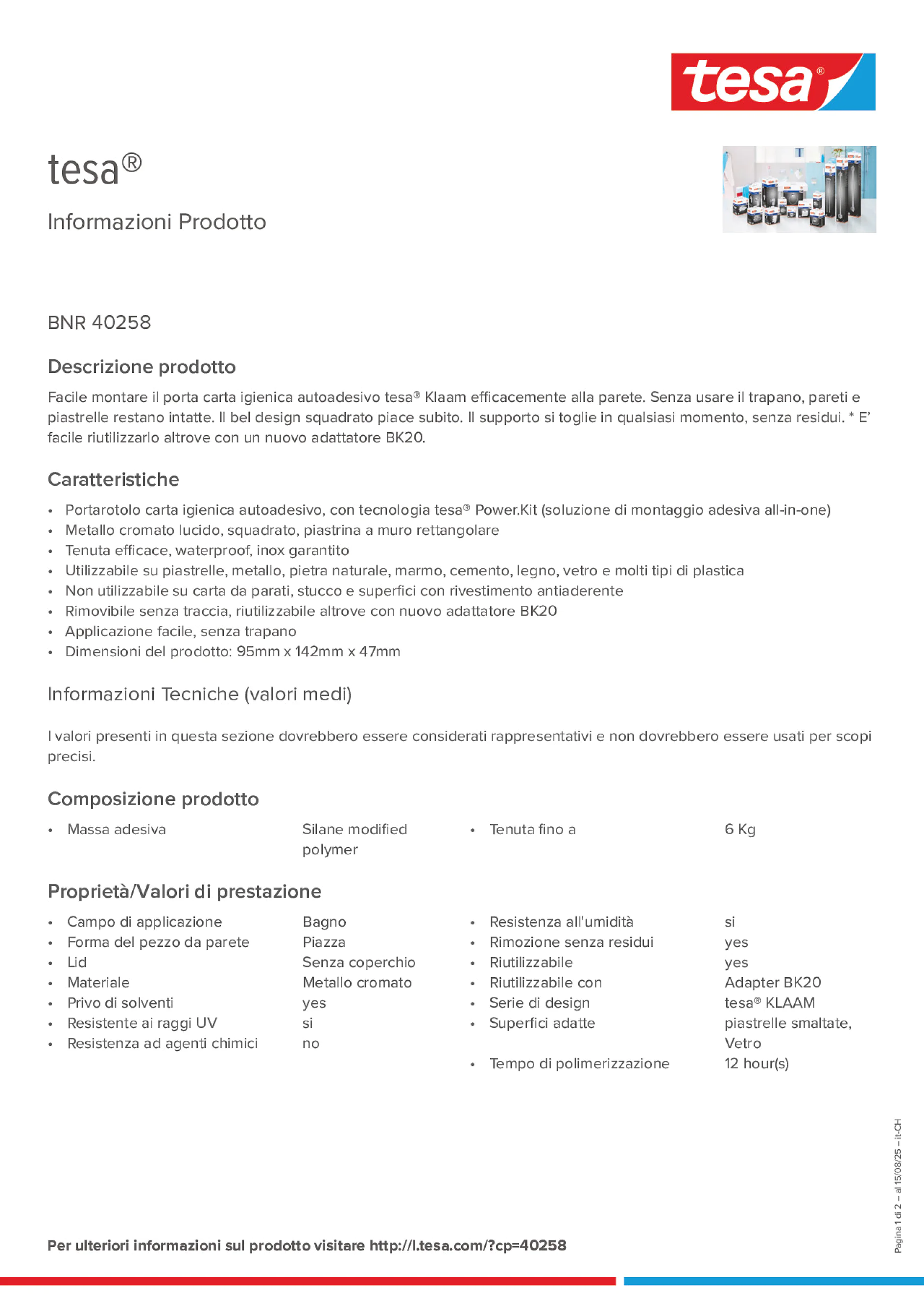 Product information_tesa® 40258_de-CH_fr-CH