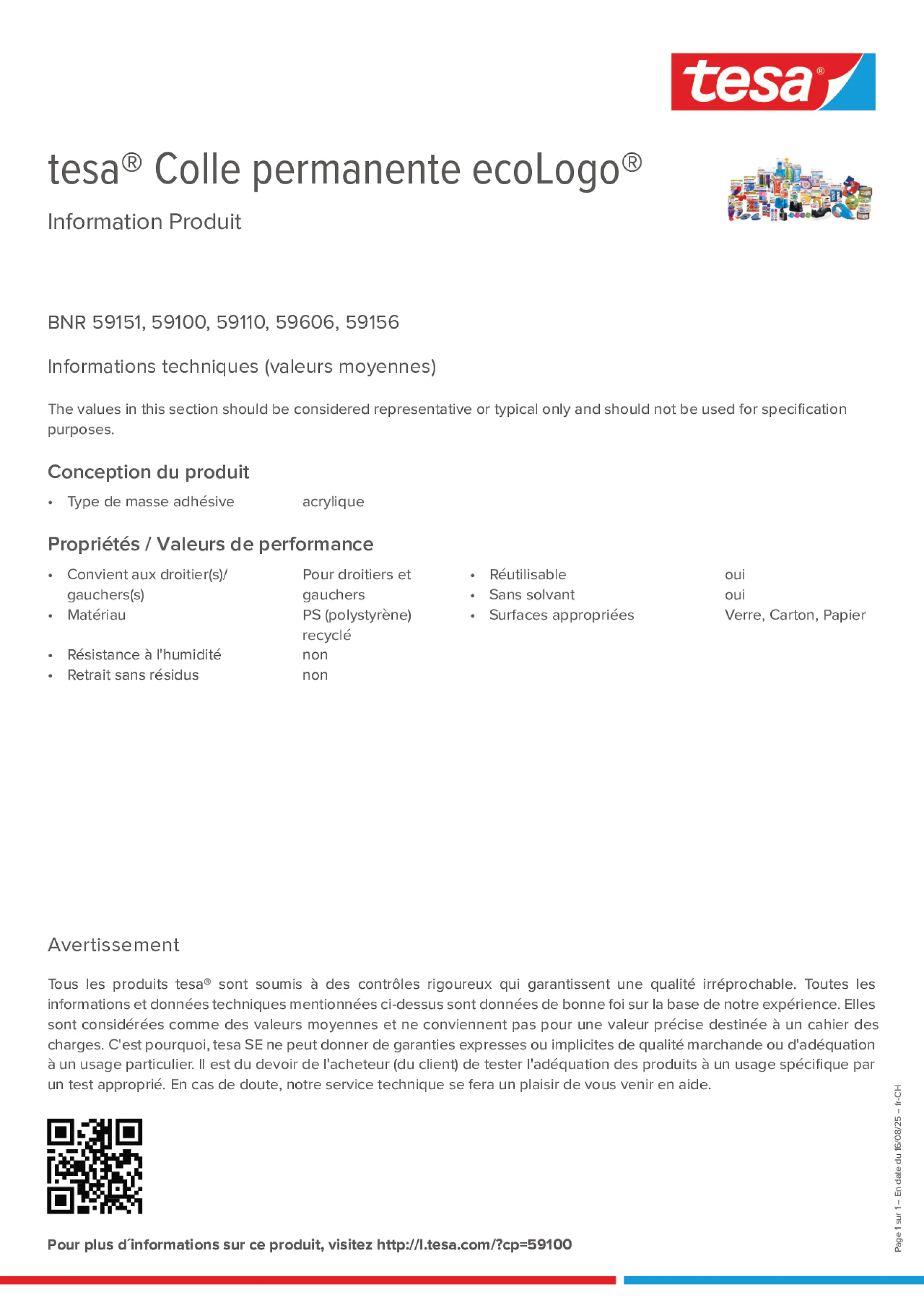 Product information_tesa® 59156_de-CH_fr-CH