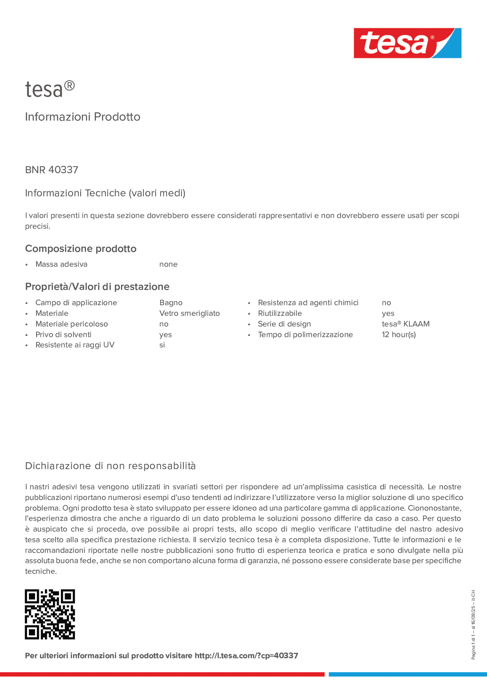 Product information_tesa® 40337_de-CH_fr-CH