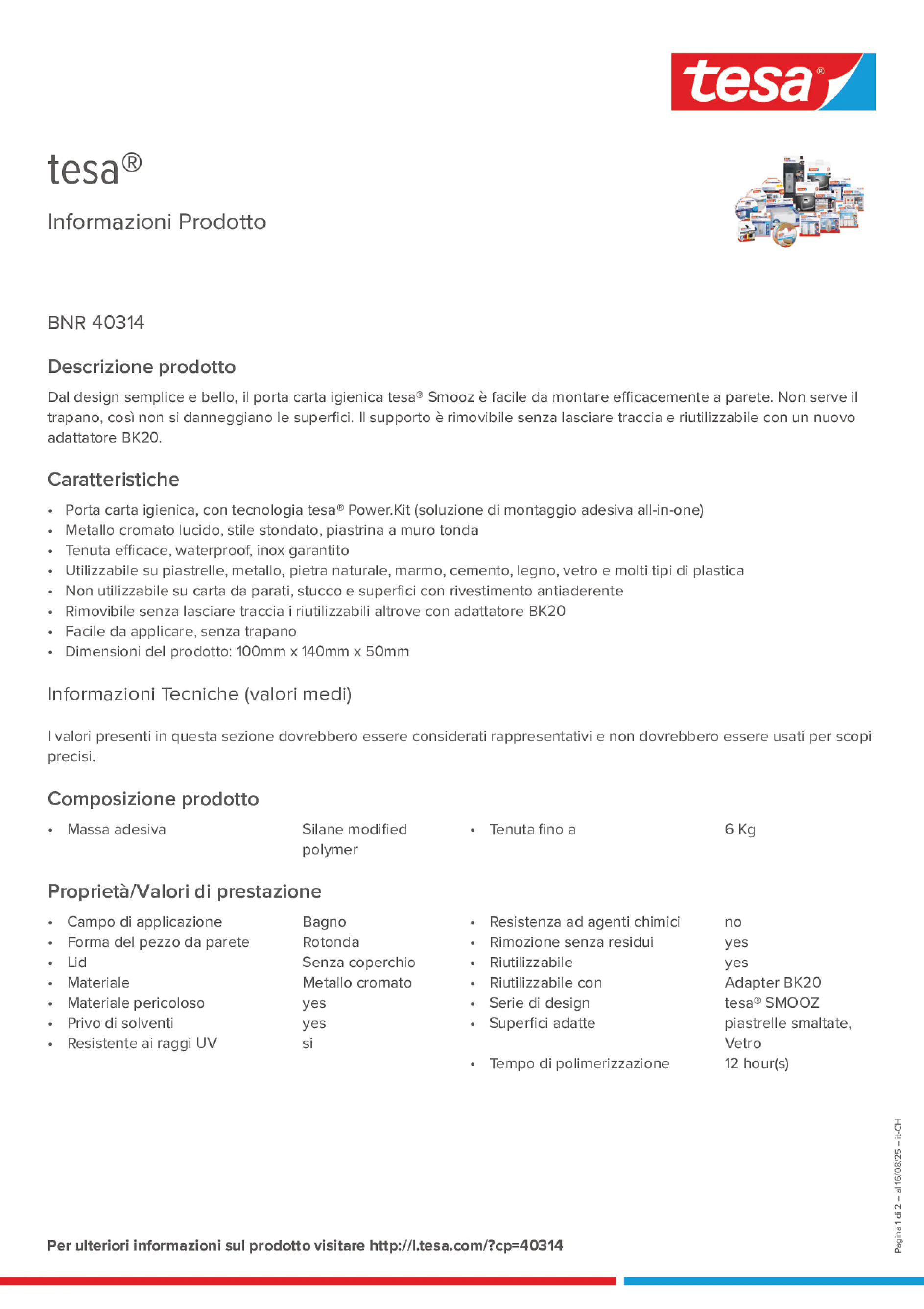 Product information_tesa® 40314_de-CH_fr-CH