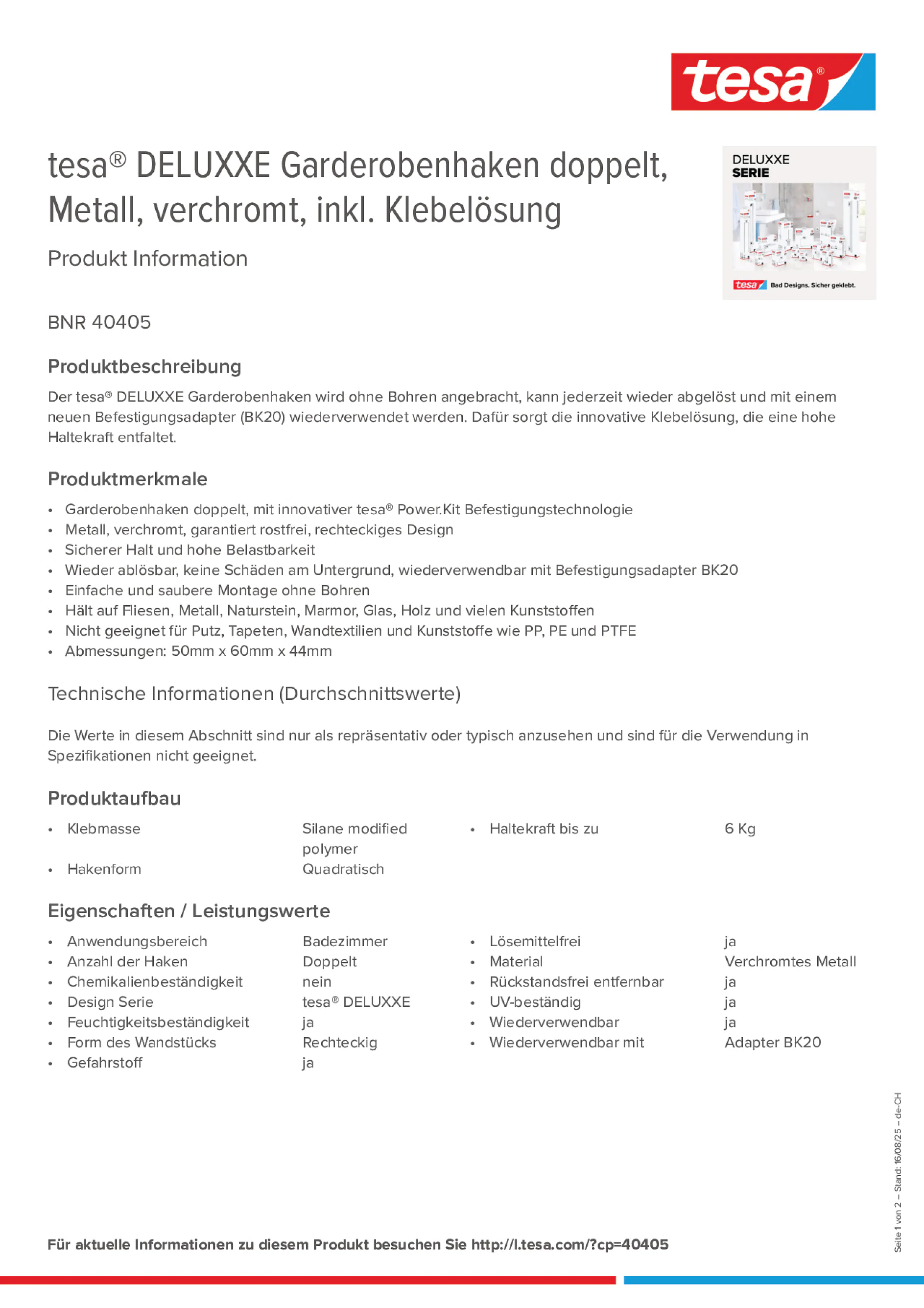 Product information_tesa® 40405_de-CH_fr-CH