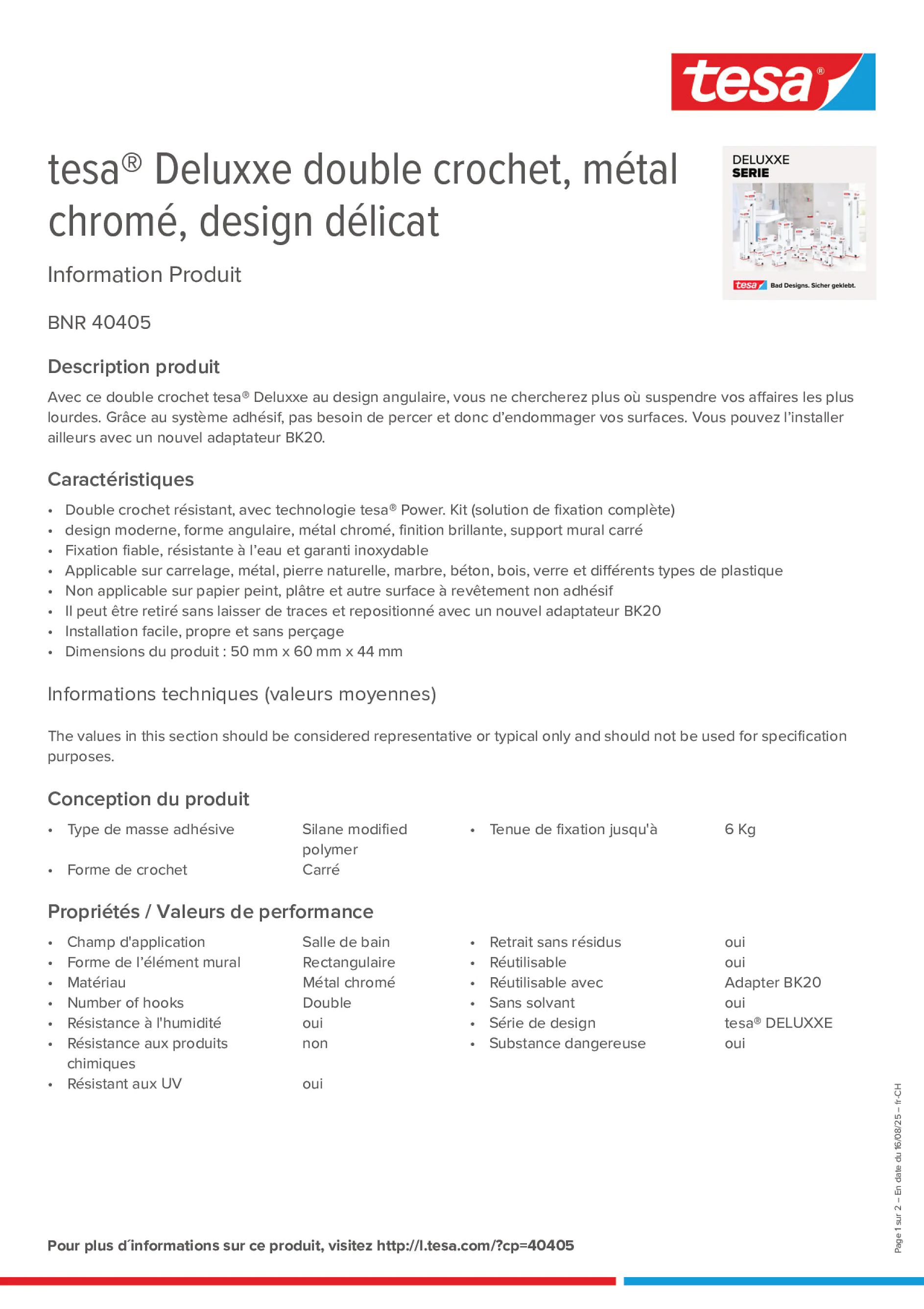 Product information_tesa® 40405_de-CH_fr-CH