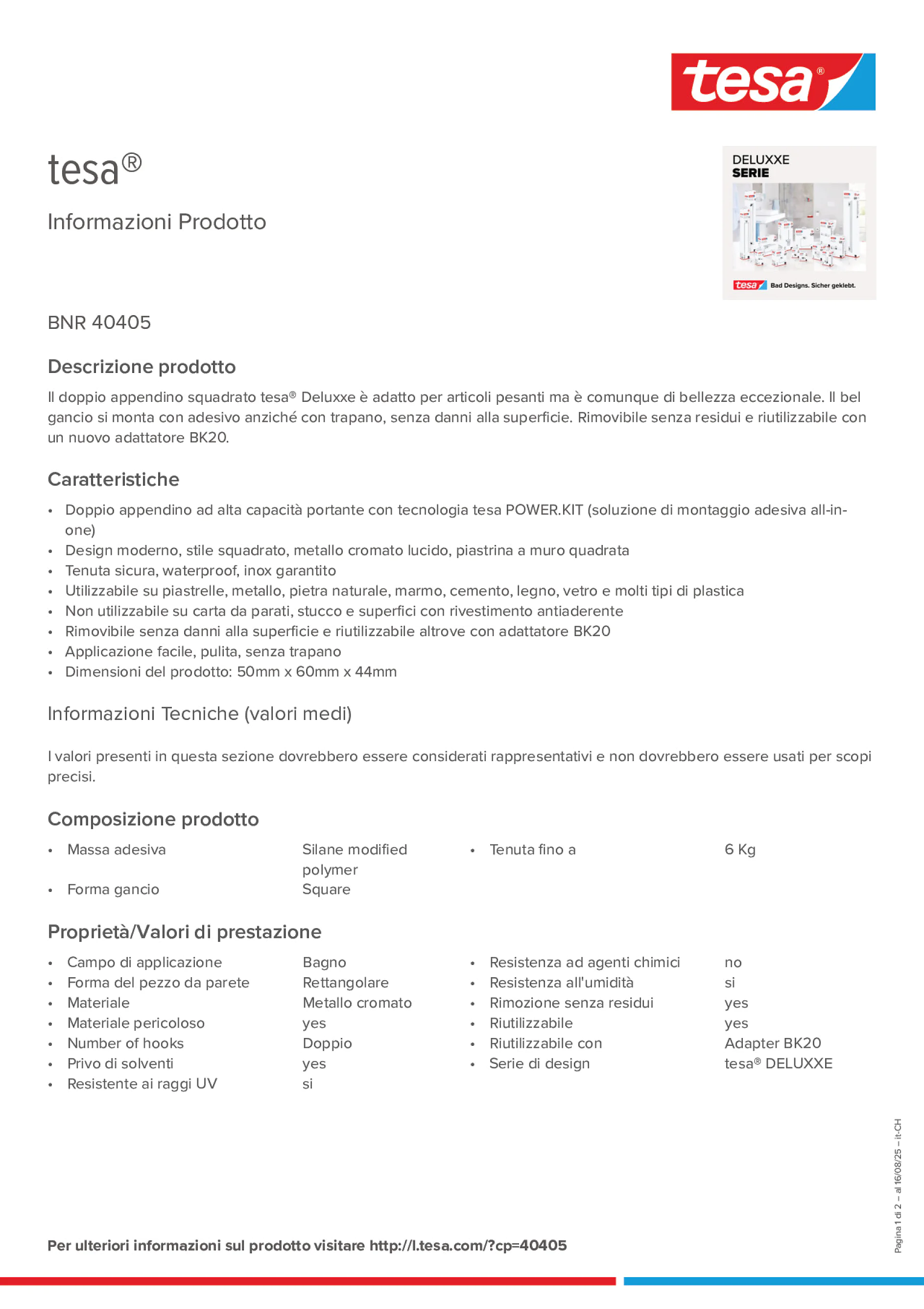 Product information_tesa® 40405_de-CH_fr-CH