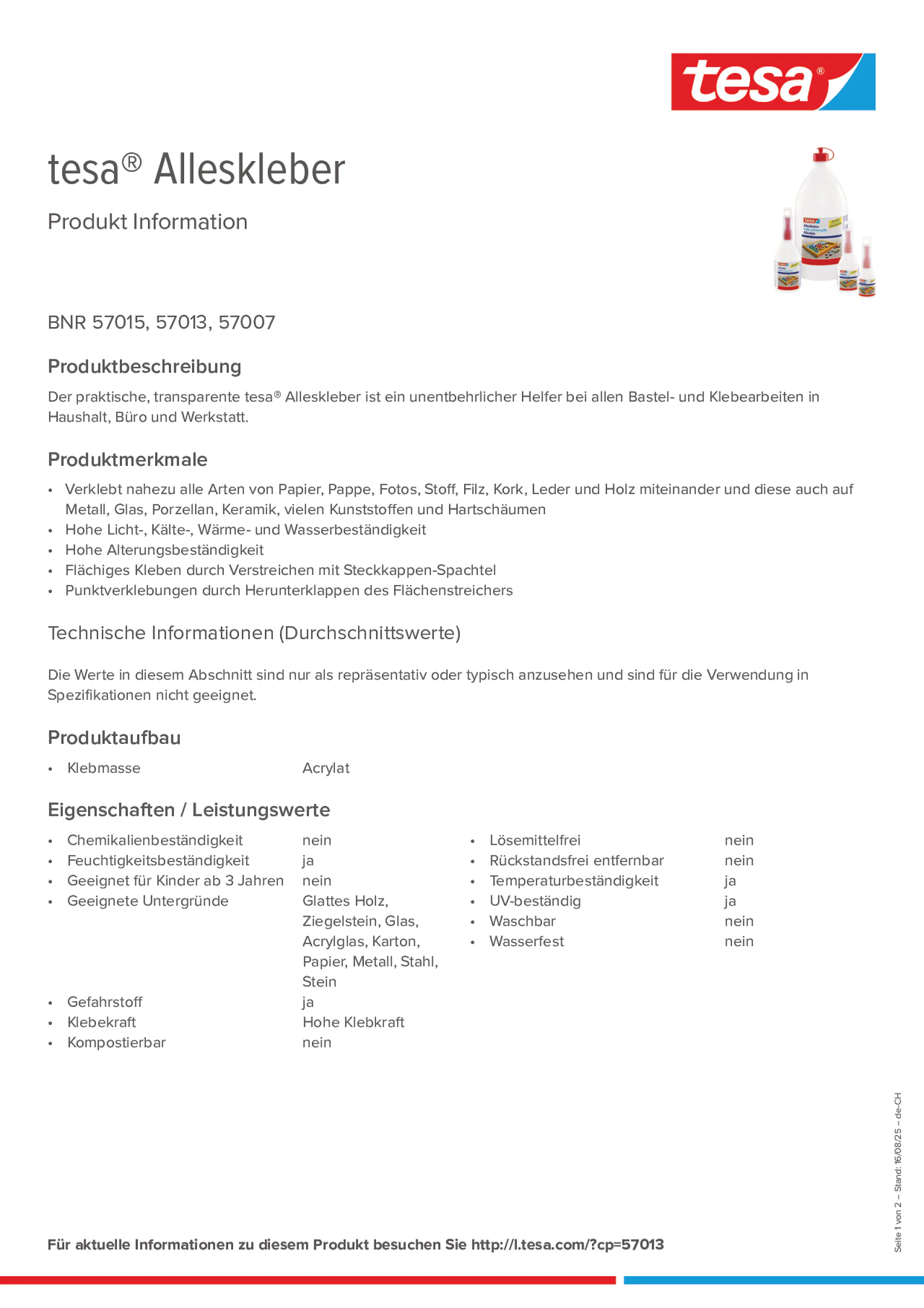 Product information_tesa® 57827_de-CH_fr-CH