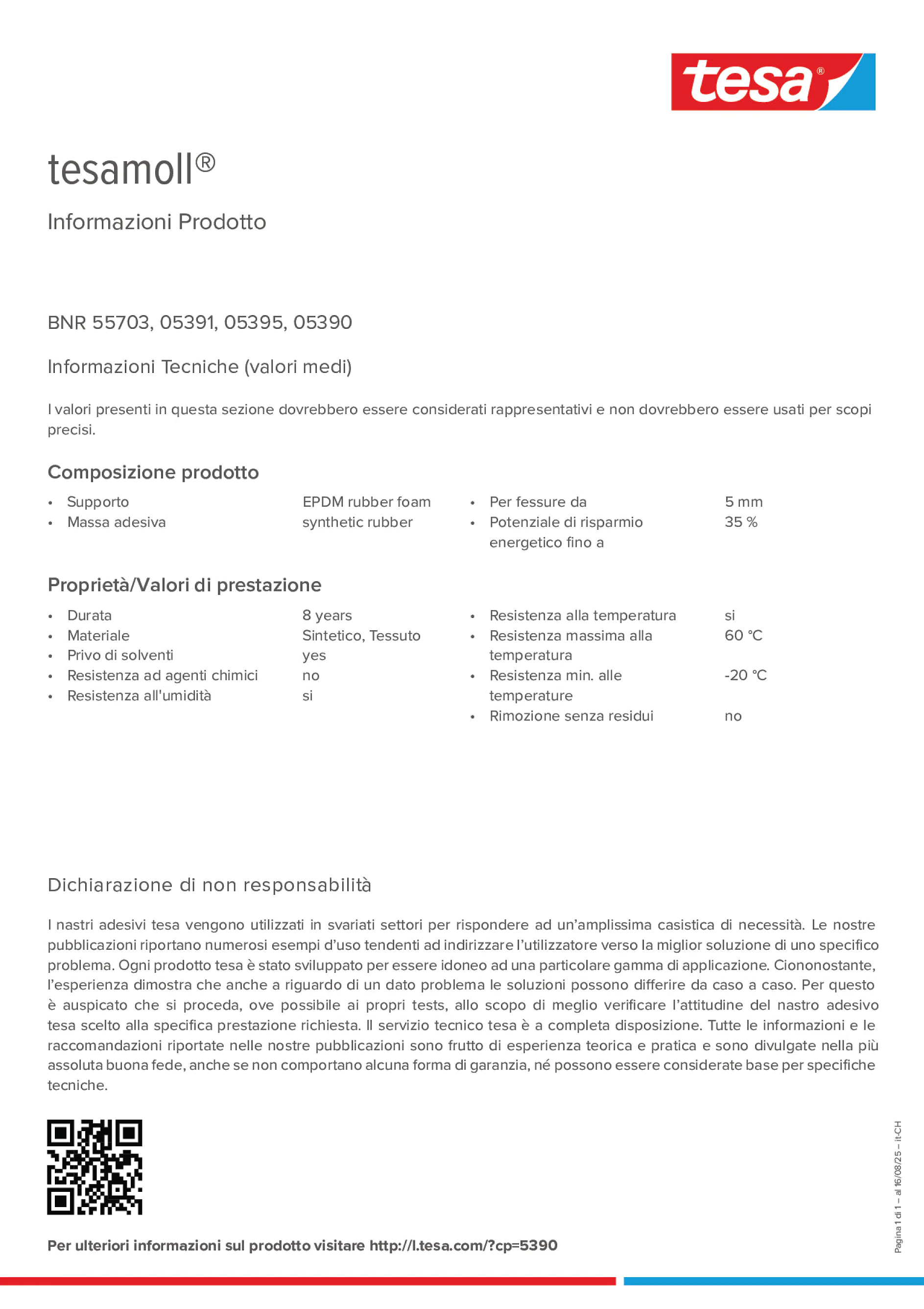 Product information_tesamoll® 5366_de-CH_fr-CH