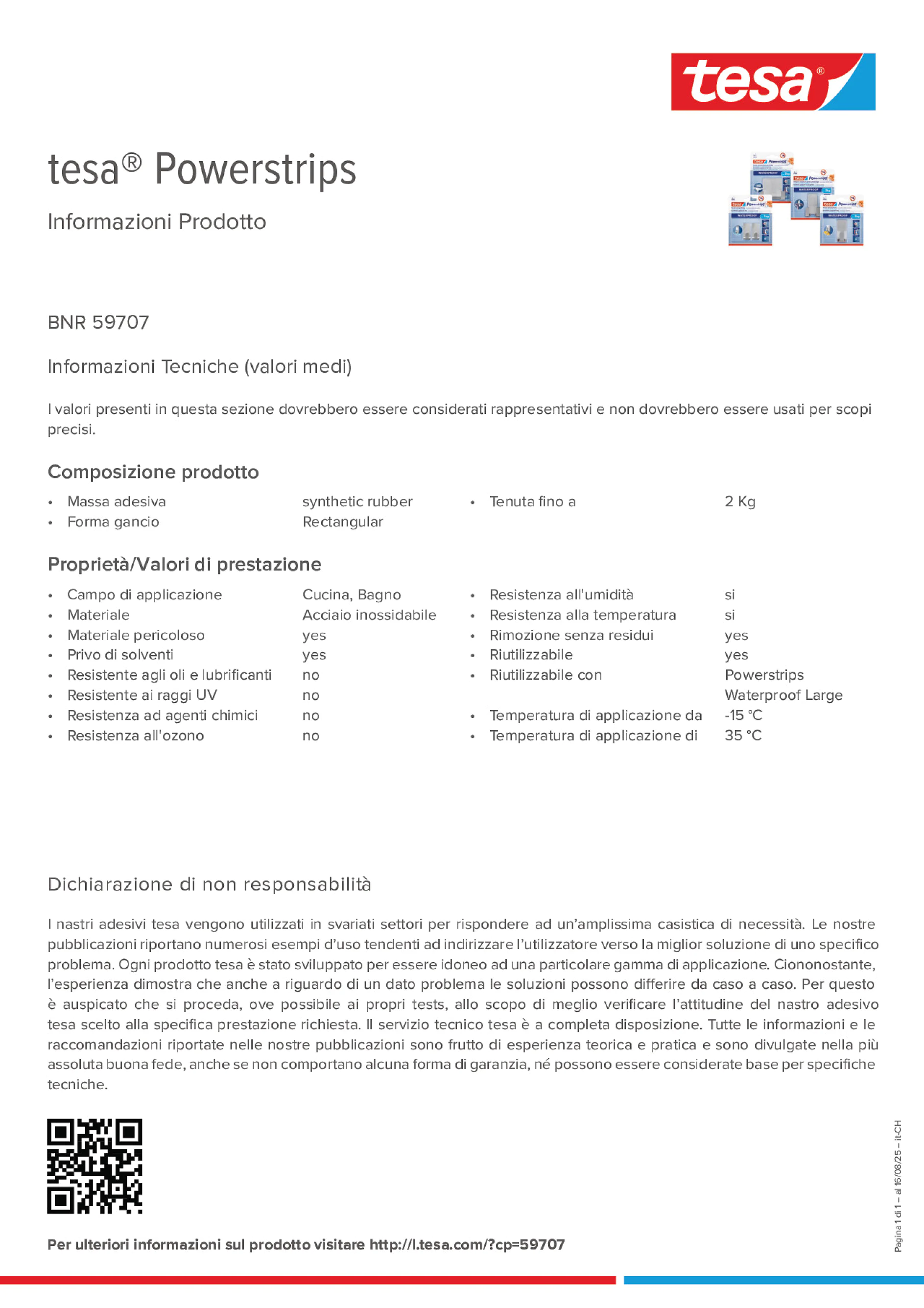 Product information_tesa® Powerstrips 59707_de-CH_fr-CH