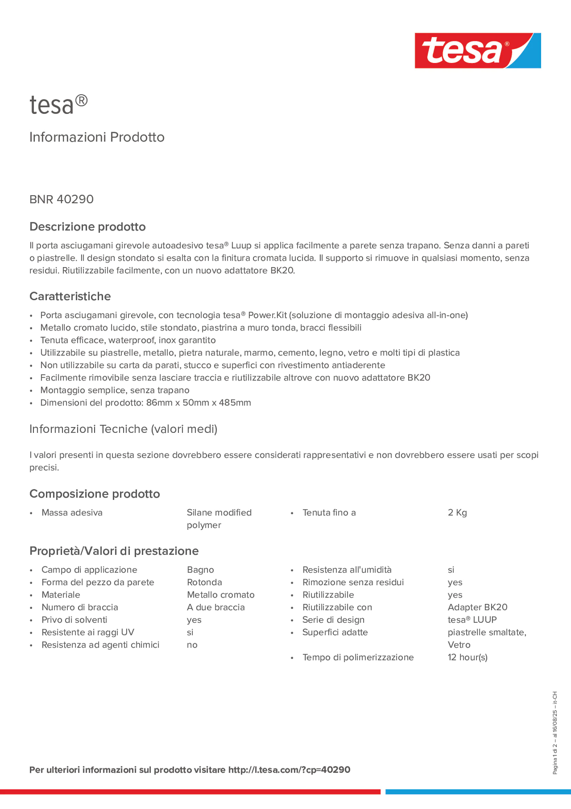 Product information_tesa® 40290_de-CH_fr-CH