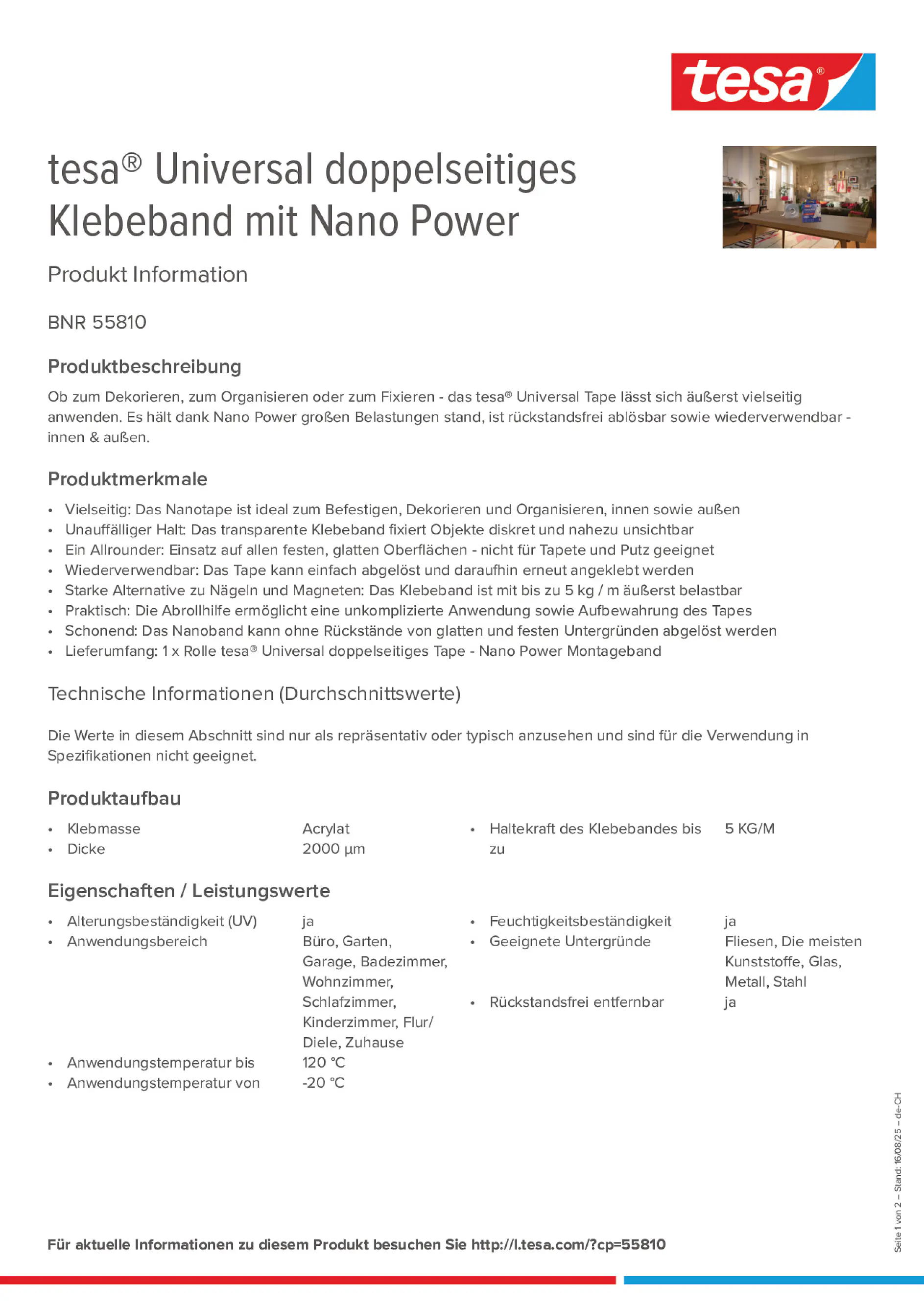Product information_tesa® 55810_de-CH_fr-CH