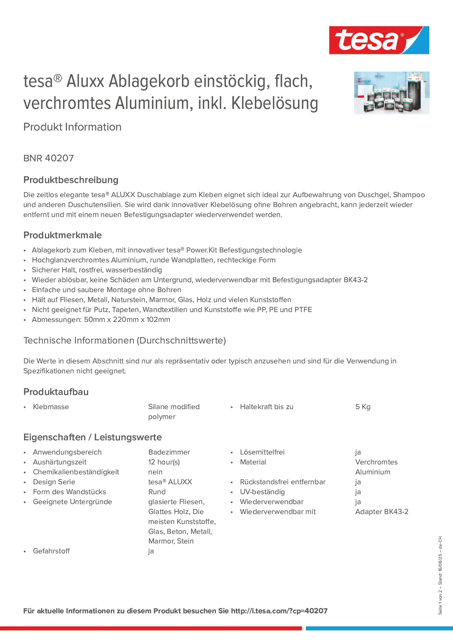 Product information_tesa® 40207_de-CH_fr-CH
