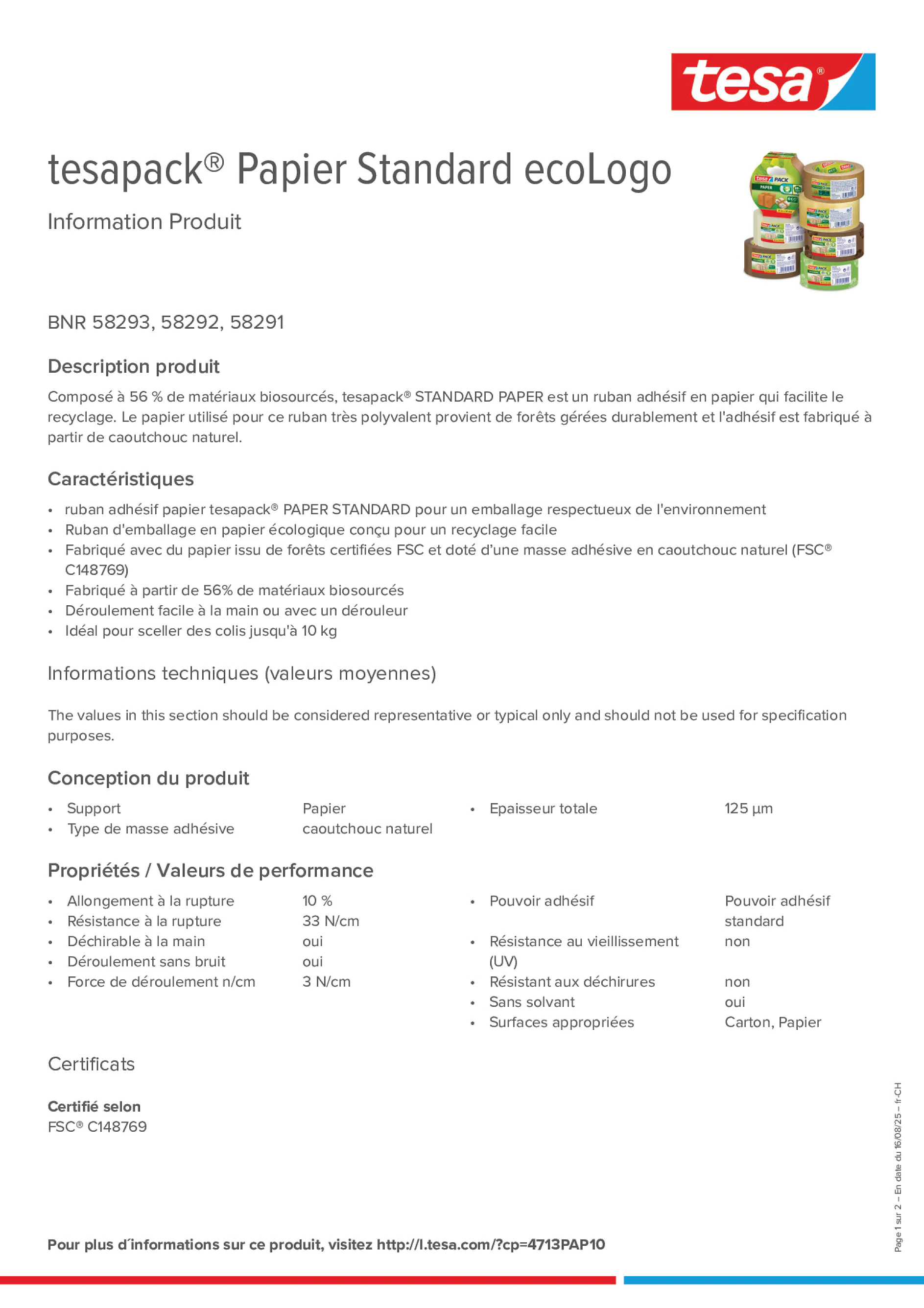 Product information_tesapack® 58293_de-CH_fr-CH