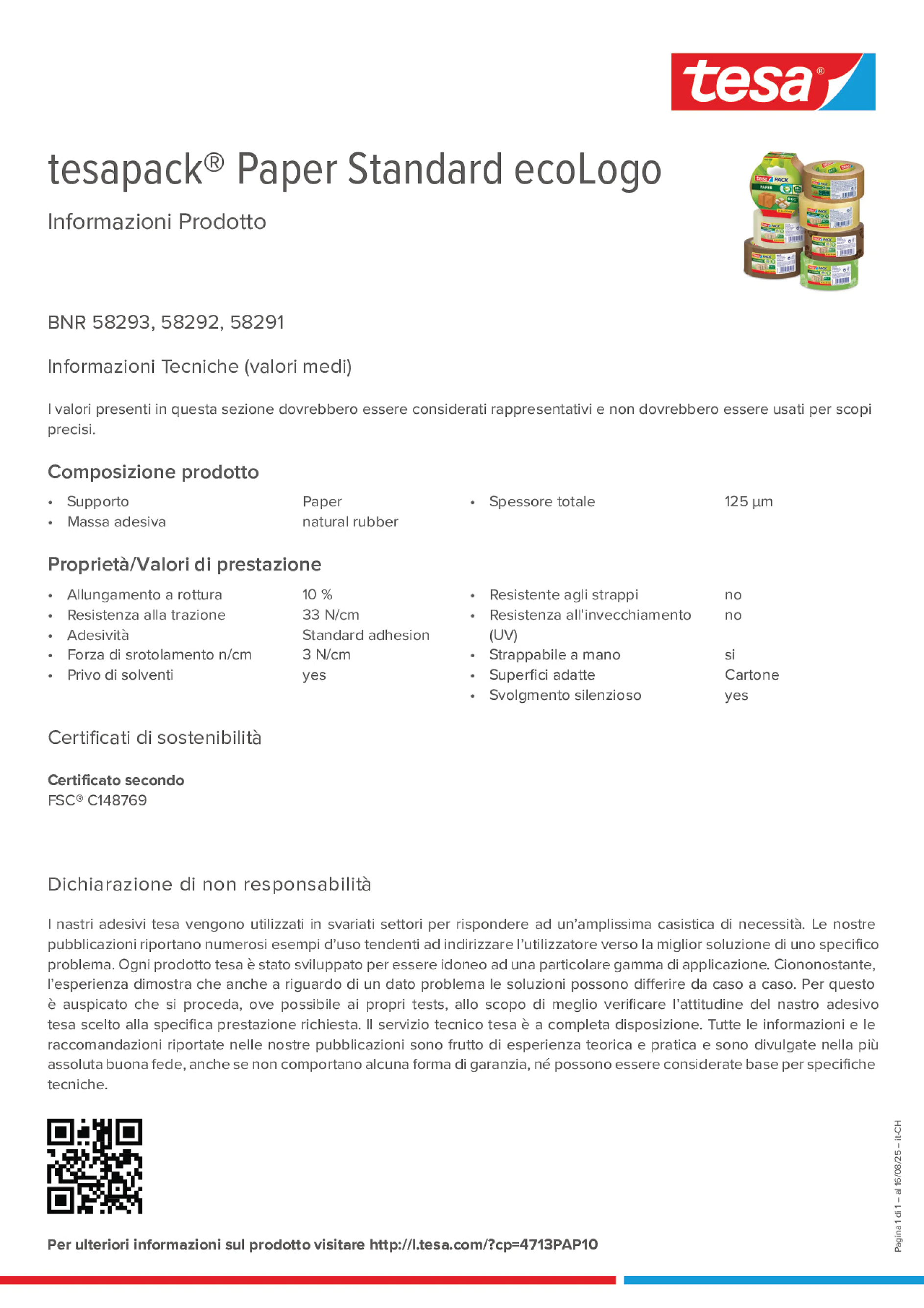 Product information_tesapack® 58293_de-CH_fr-CH