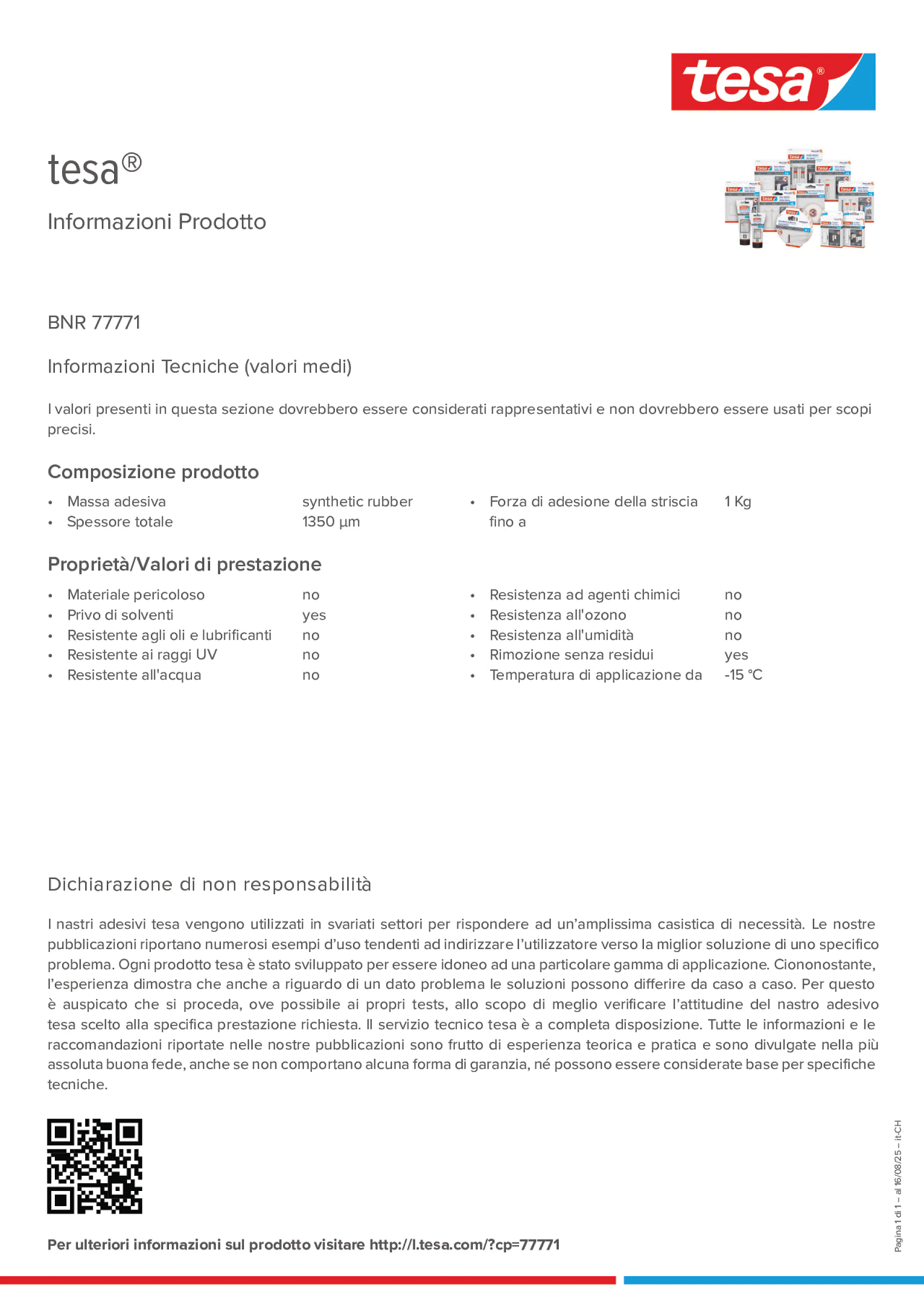 Product information_tesa® 77771_de-CH_fr-CH