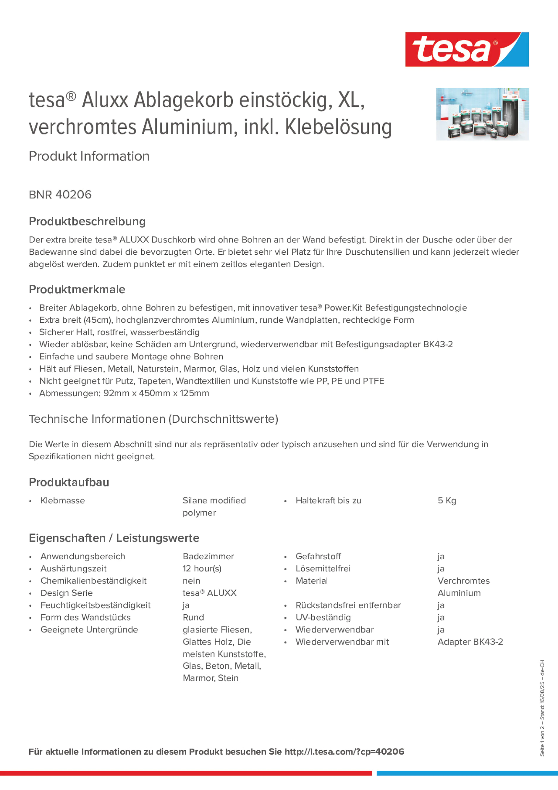Product information_tesa® 40206_de-CH_fr-CH