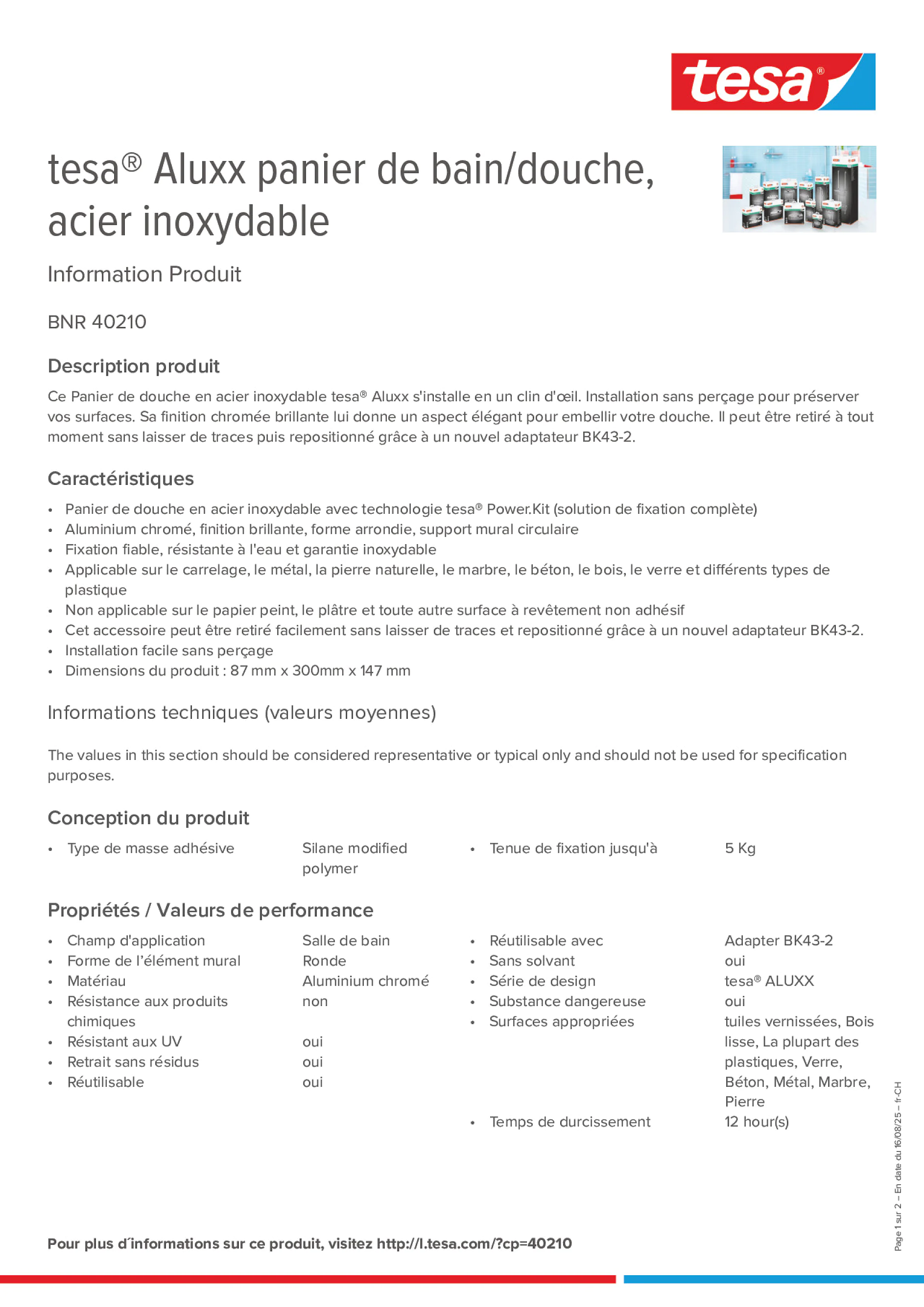 Product information_tesa® 40210_de-CH_fr-CH