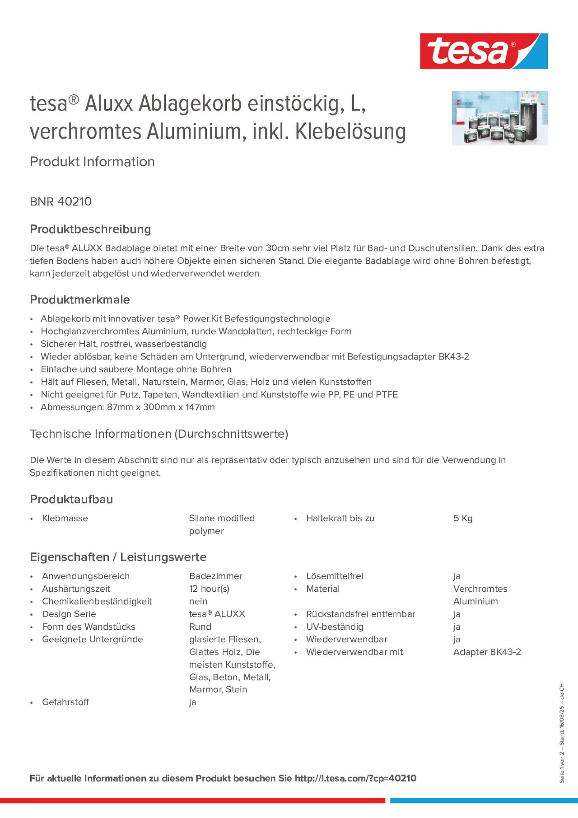 Product information_tesa® 40210_de-CH_fr-CH