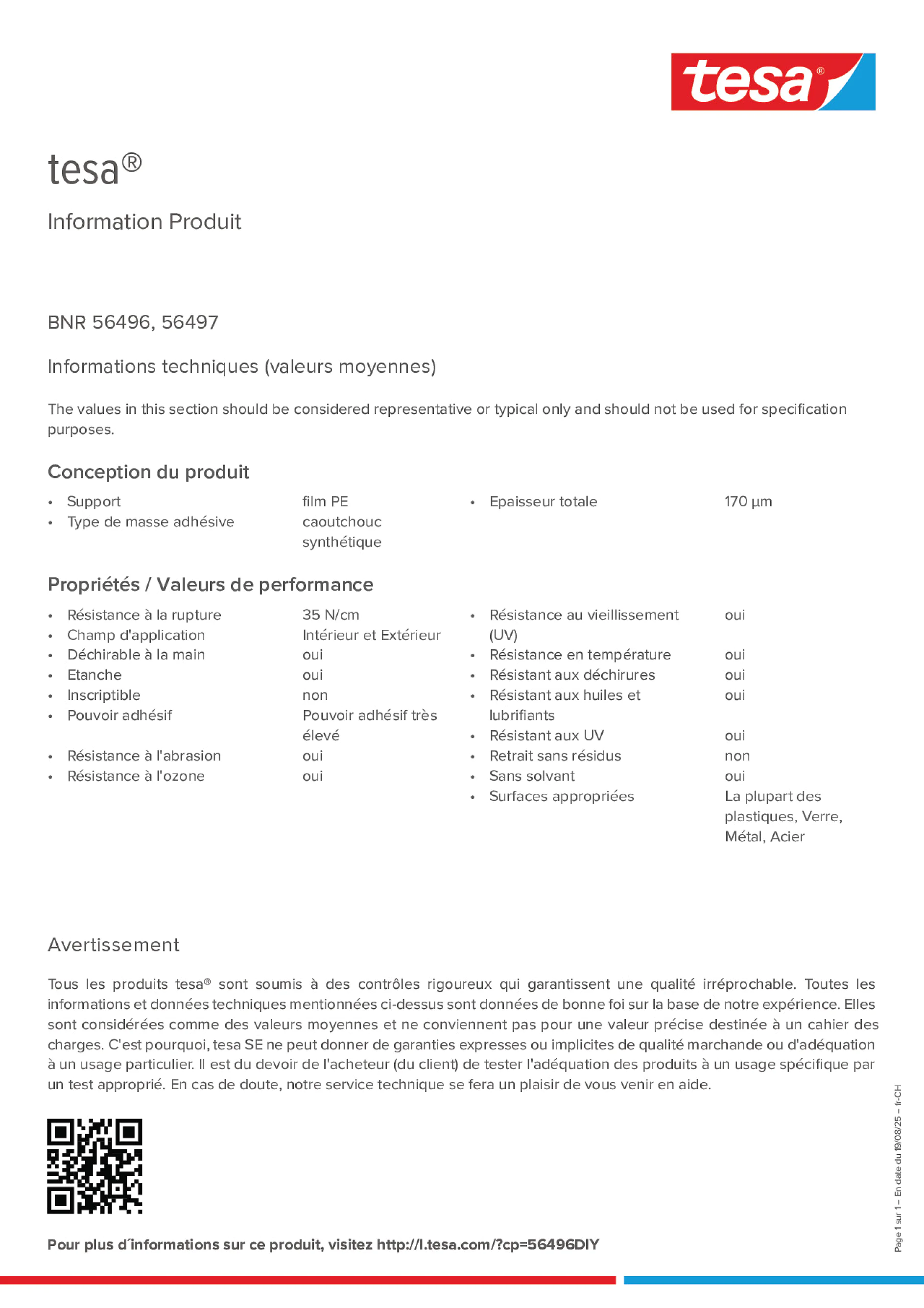 Product information_tesa® 56496_de-CH_fr-CH
