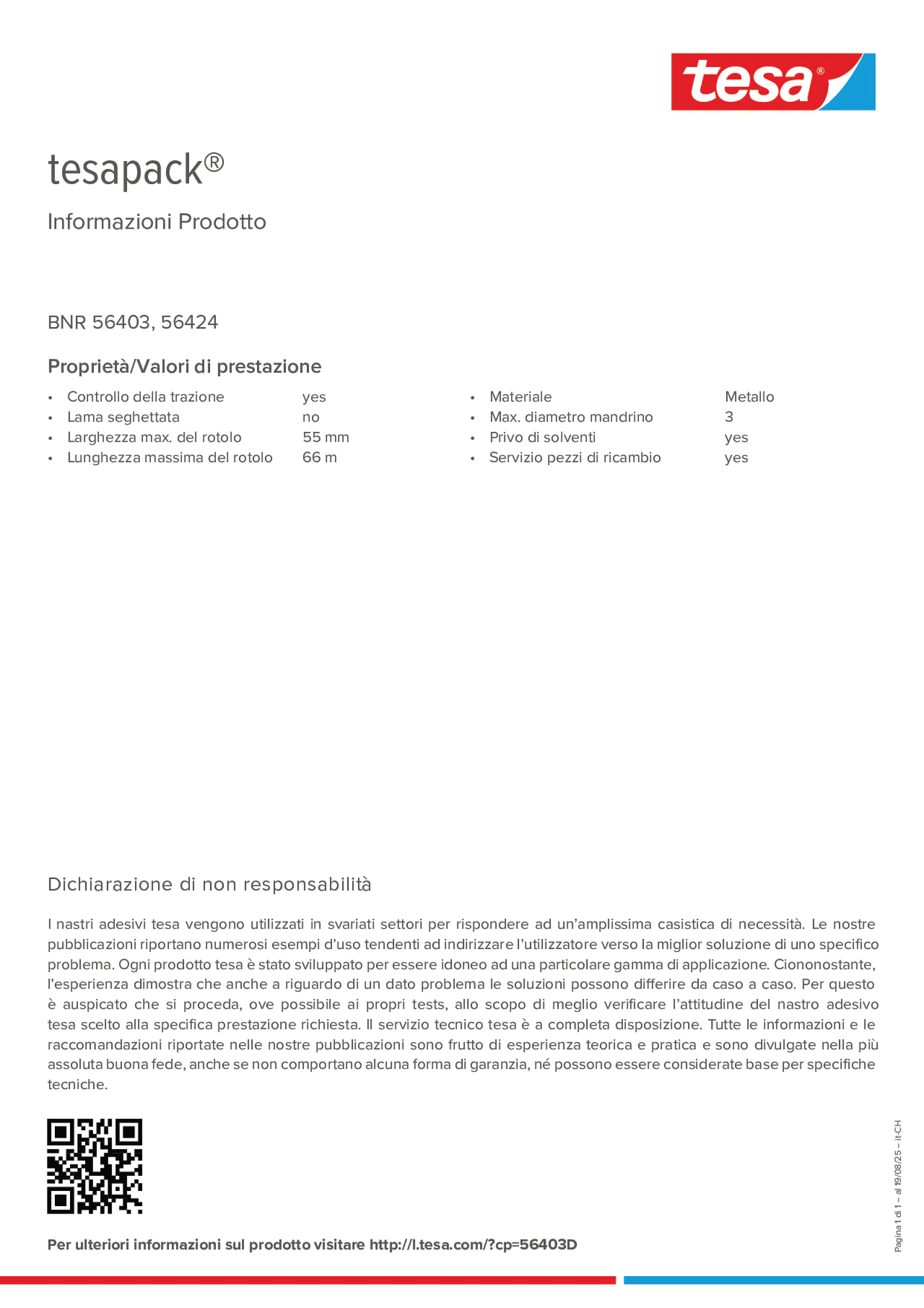 Product information_tesapack® 56403_de-CH_fr-CH