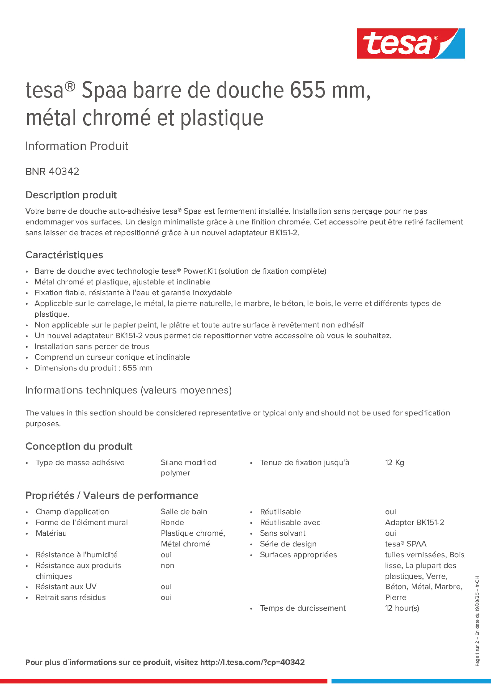 Product information_tesa® 40342_de-CH_fr-CH