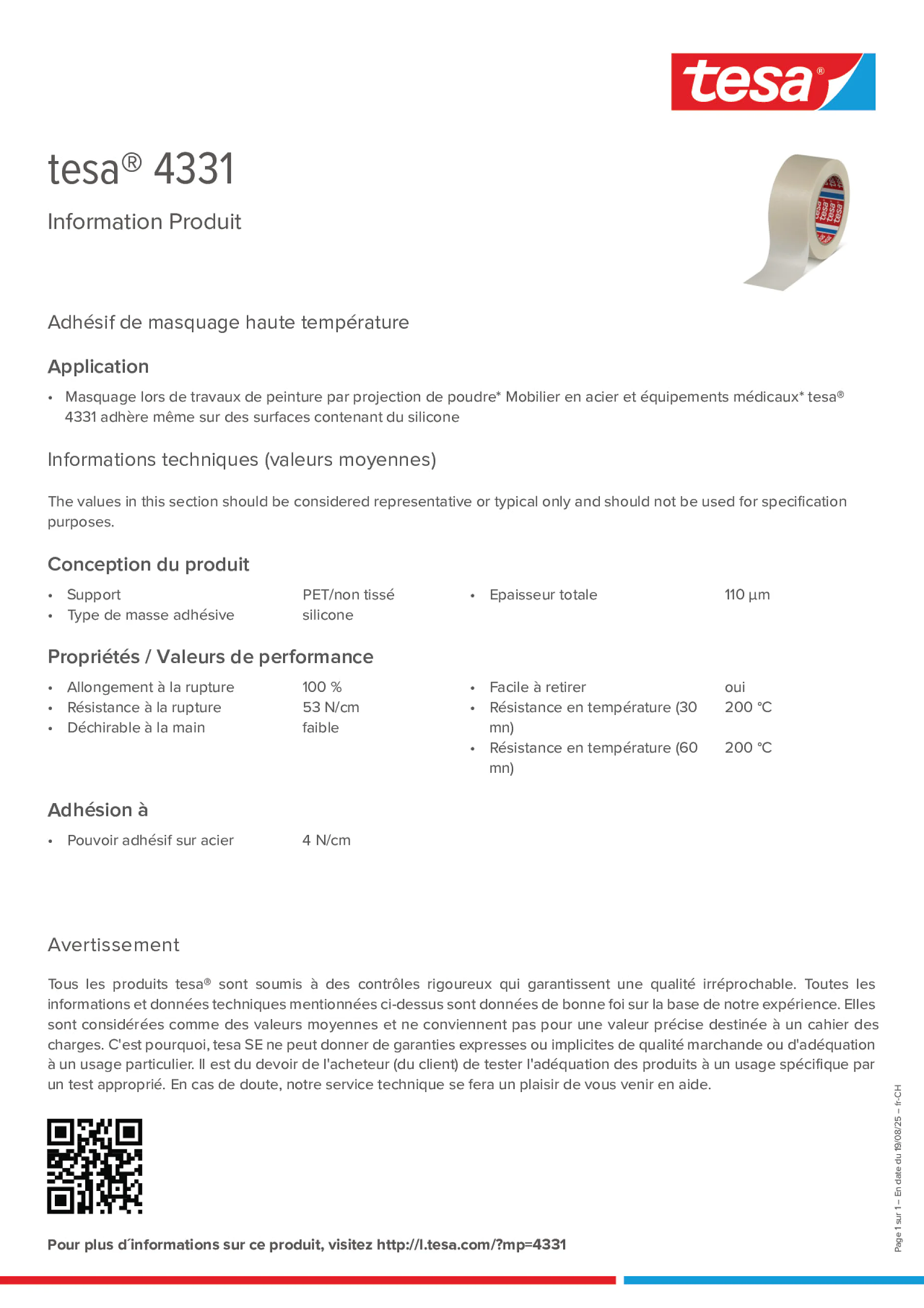 Product information_tesa® 04331_de-CH_fr-CH
