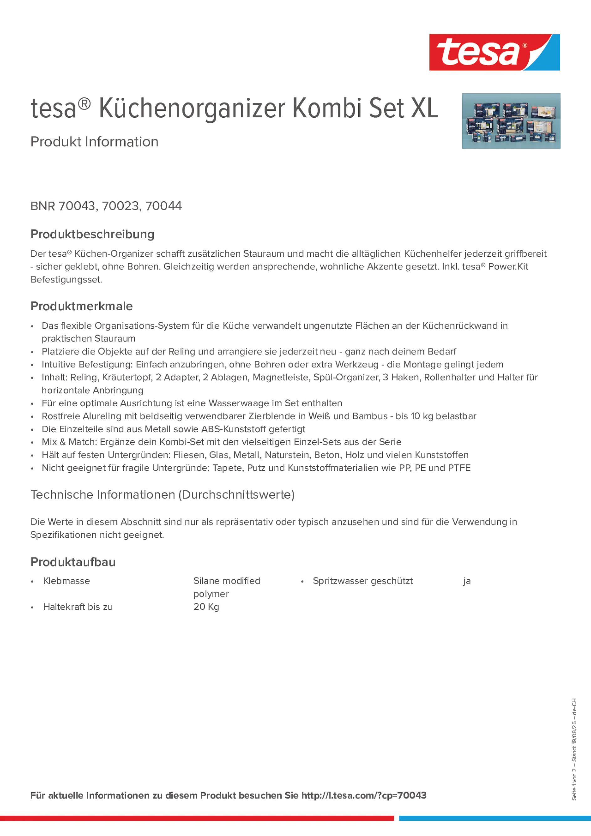 Product information_tesa® 70043_de-CH_fr-CH