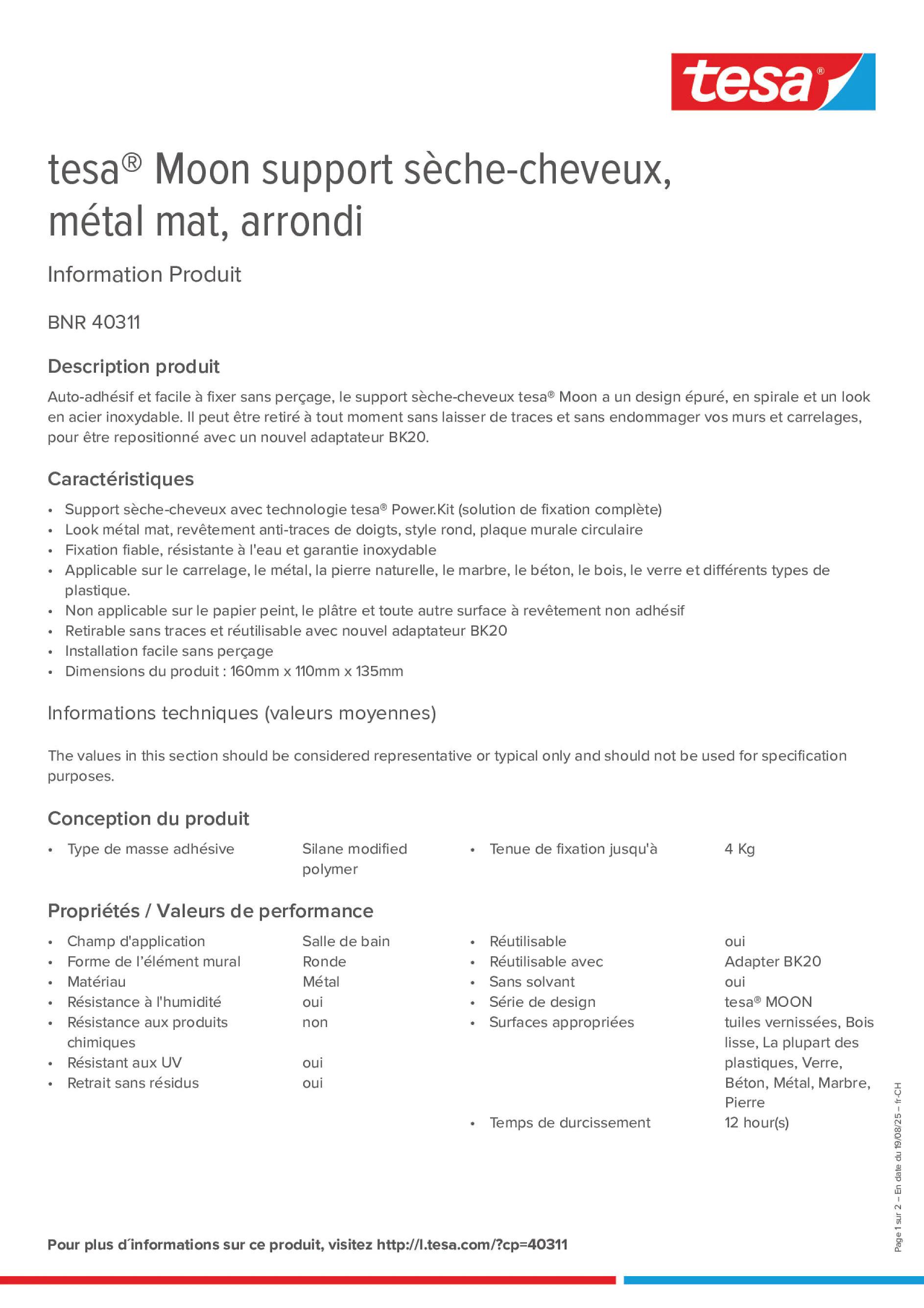 Product information_tesa® 40311_de-CH_fr-CH