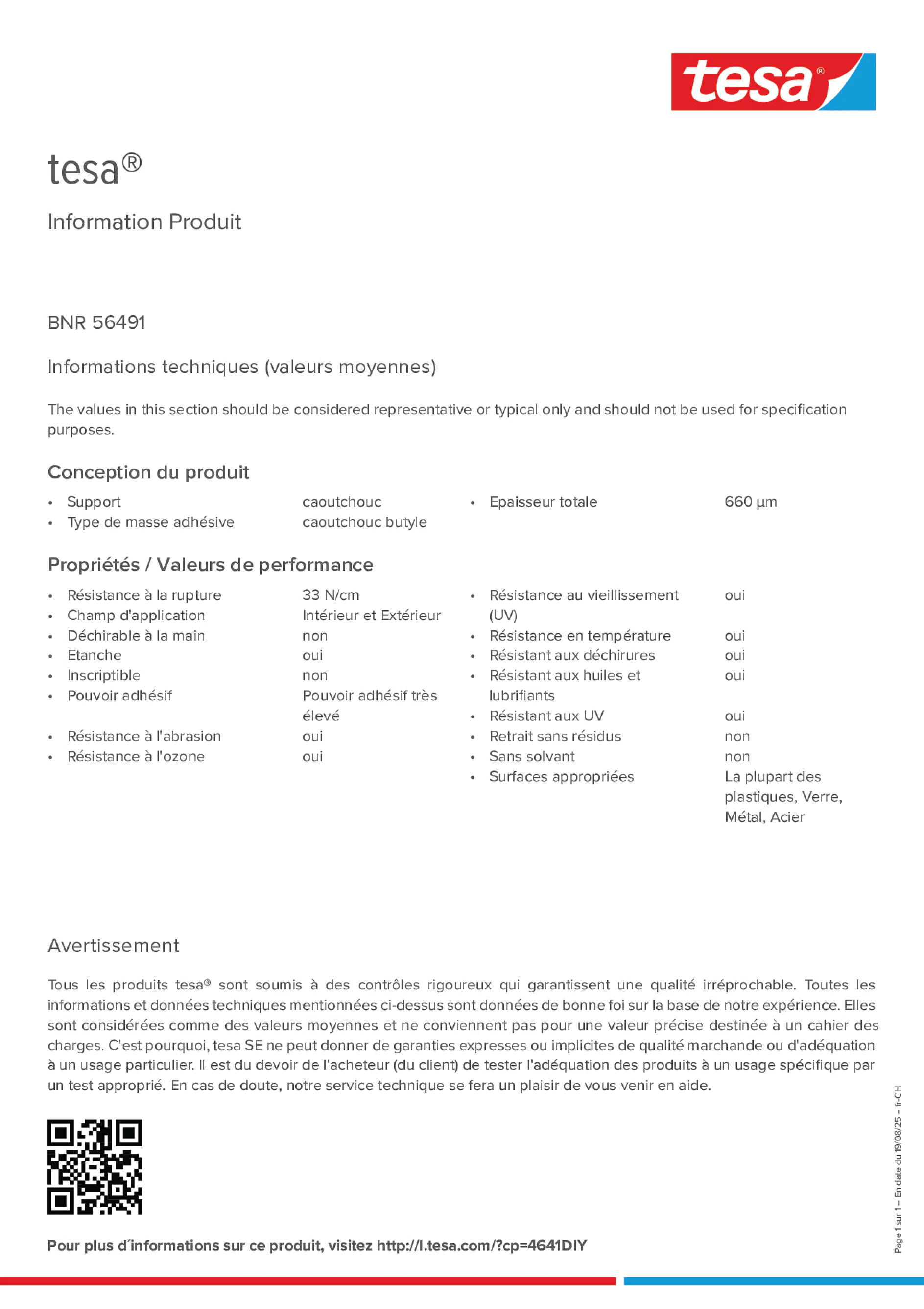 Product information_tesa® 56491_de-CH_fr-CH