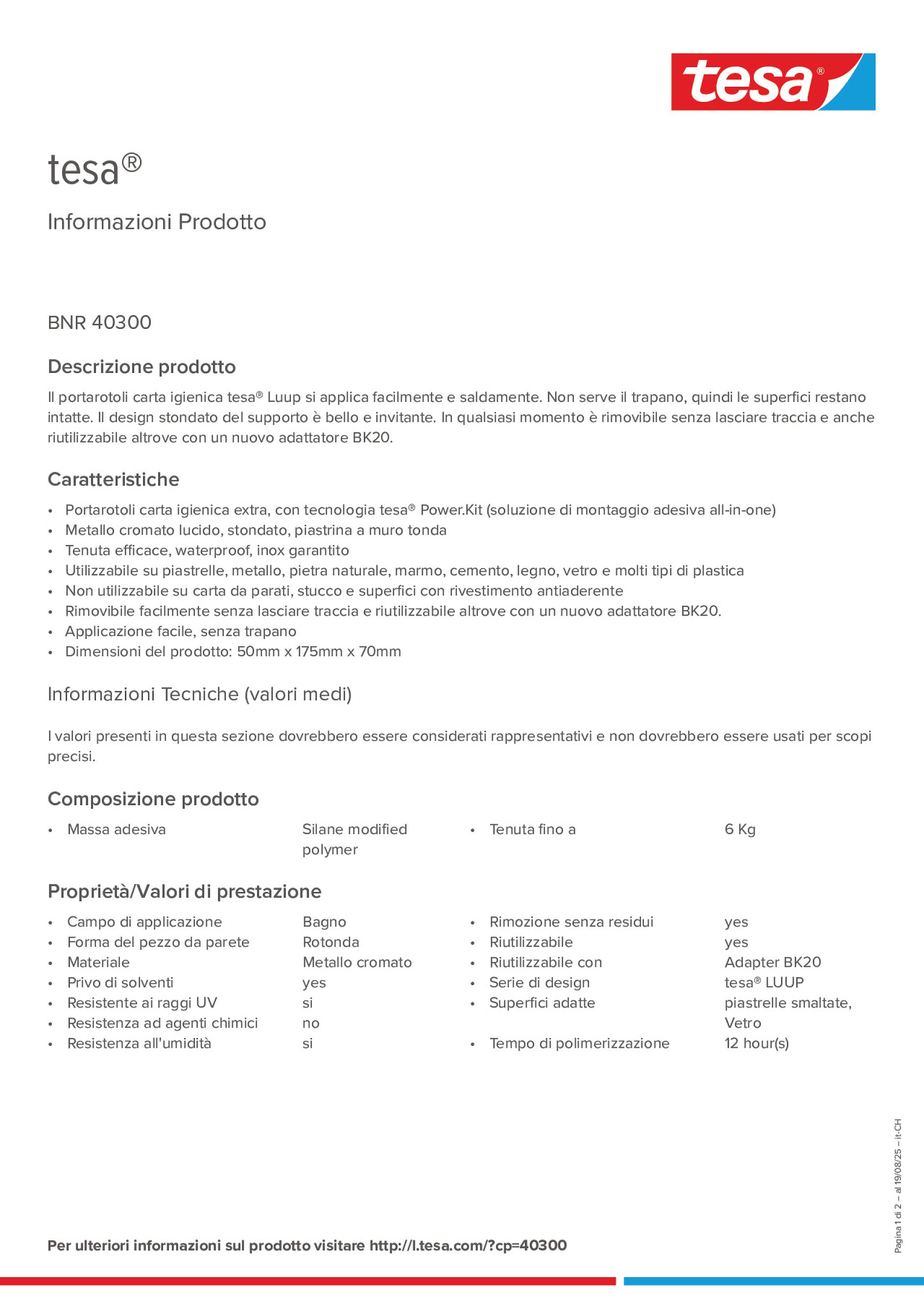 Product information_tesa® 40300_de-CH_fr-CH