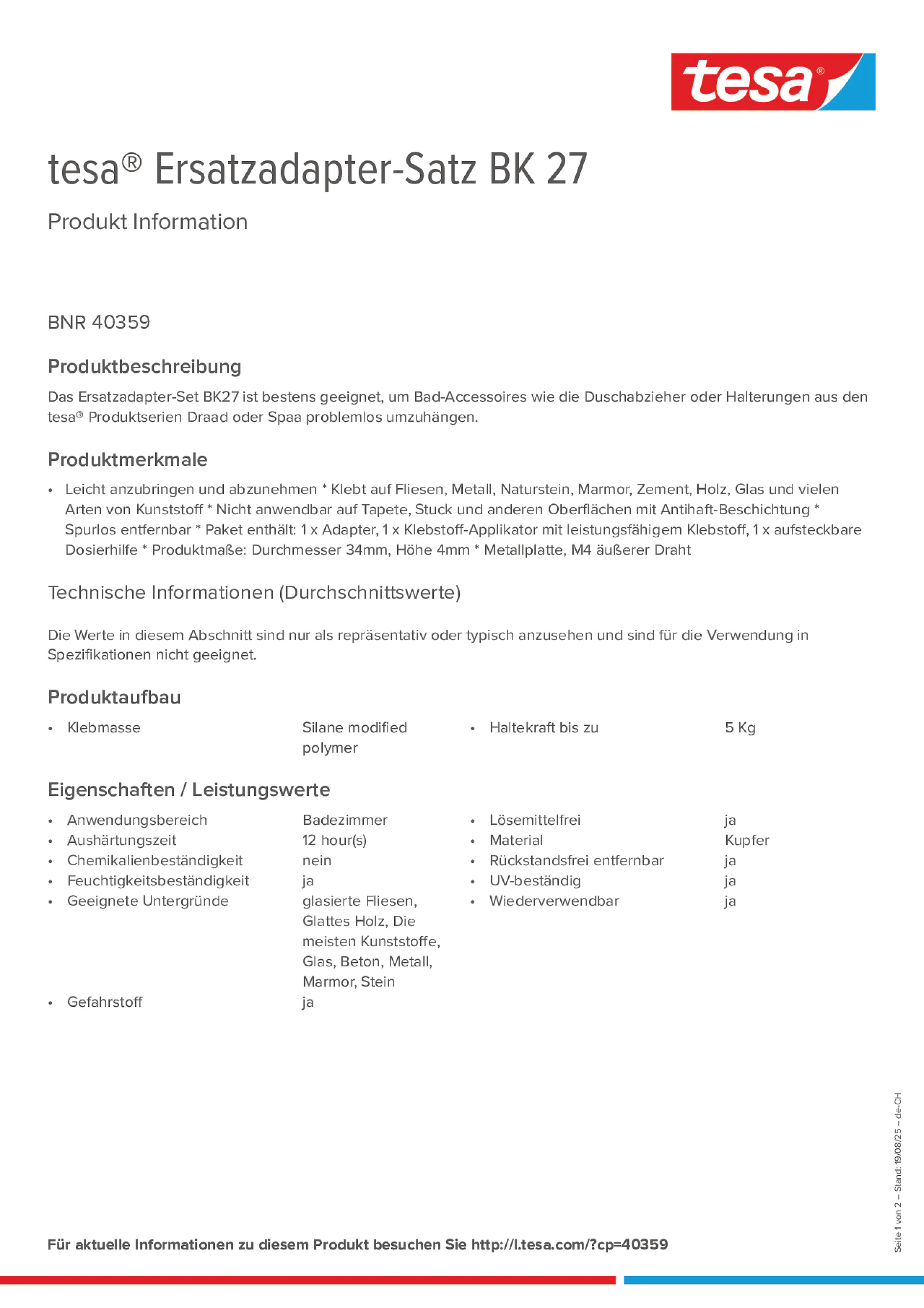 Product information_tesa® 40359_de-CH_fr-CH