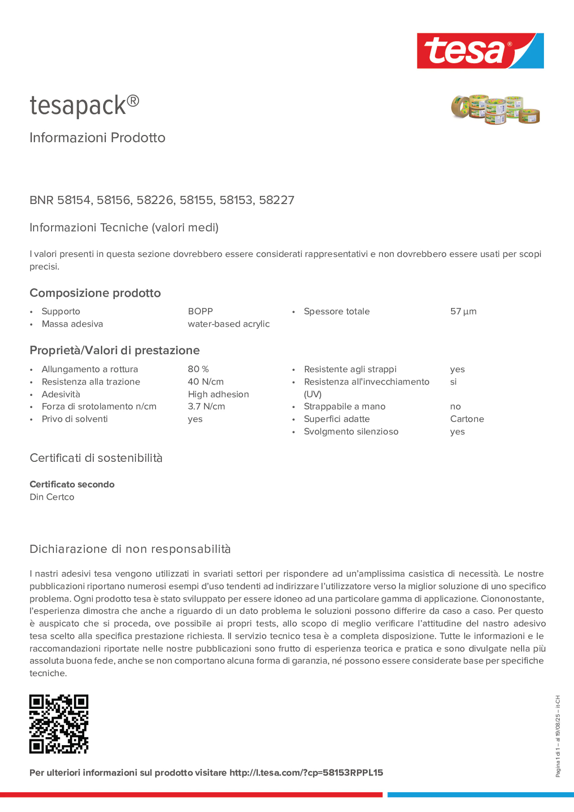 Product information_tesapack® 58154_de-CH_fr-CH