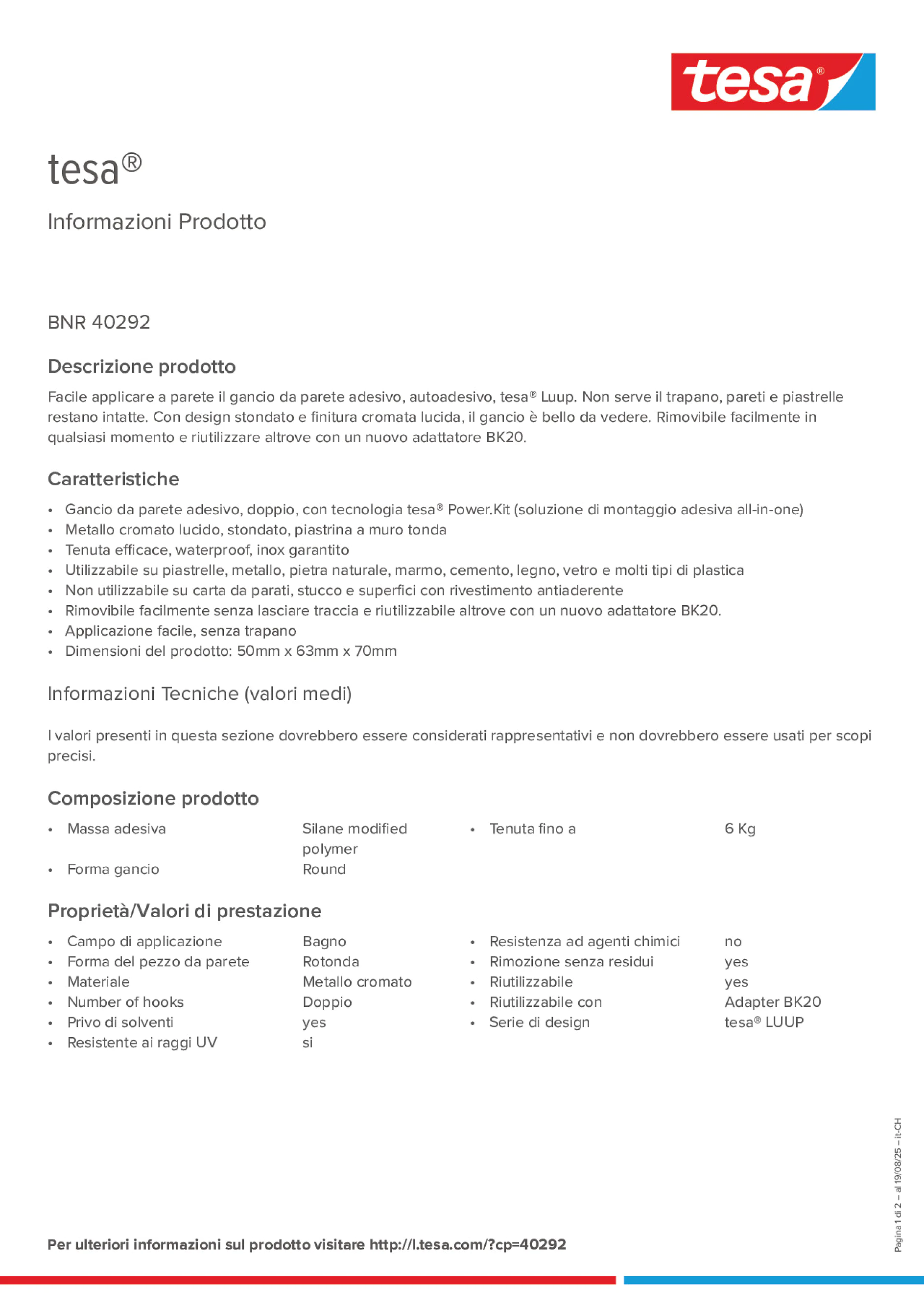 Product information_tesa® 40292_de-CH_fr-CH