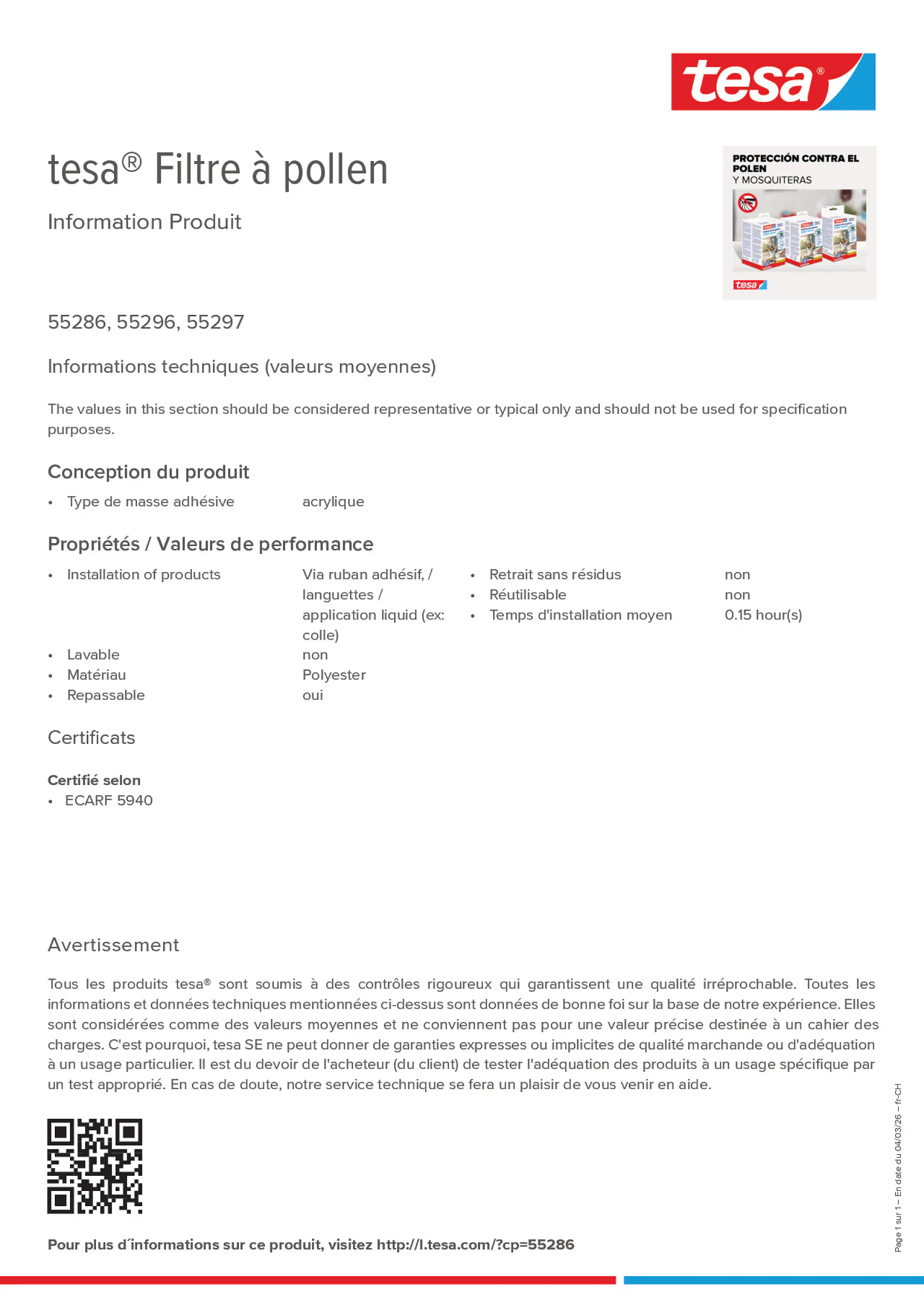 Product information_tesa® 55286_de-CH_fr-CH