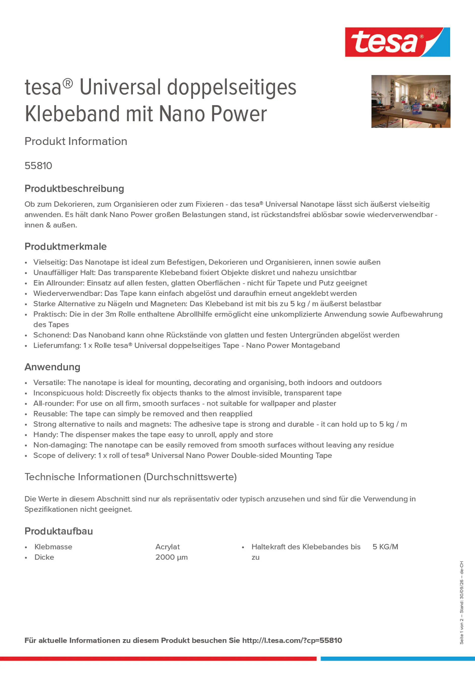 Product information_tesa® 55810_de-CH_fr-CH_it-CH