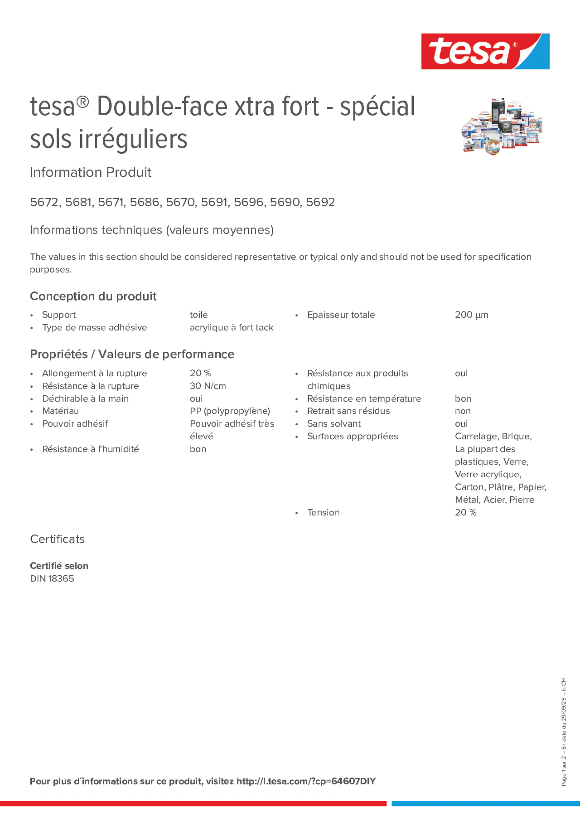 Product information_tesa® 5696_de-CH_fr-CH