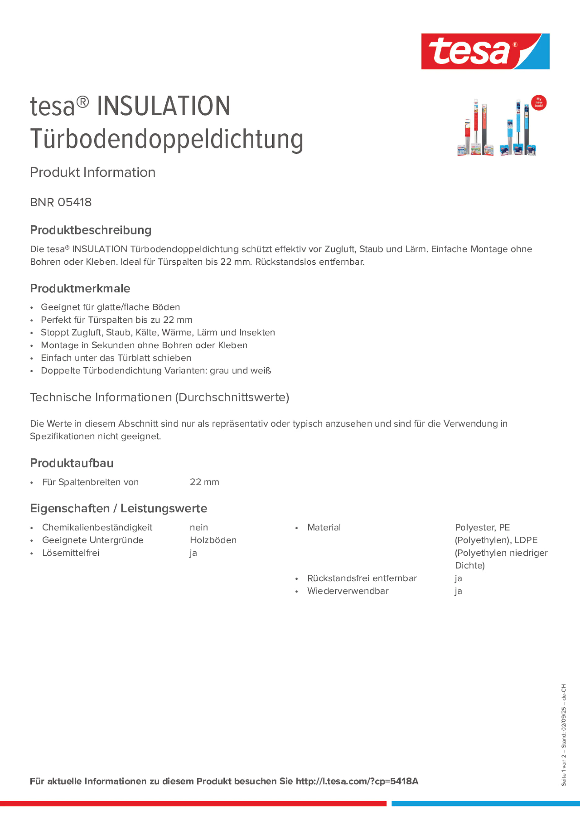 Product information_tesa® 05418_de-CH_fr-CH