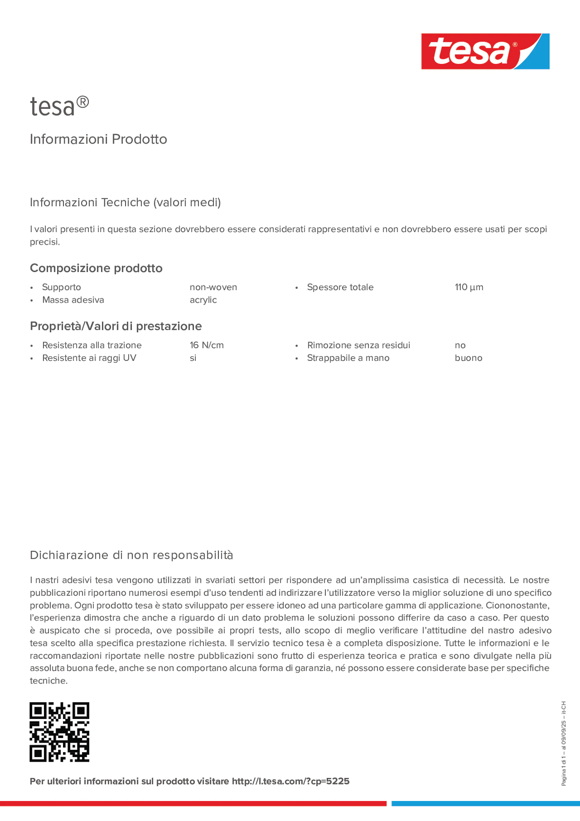 Product information_tesa® 05225_de-CH_fr-CH