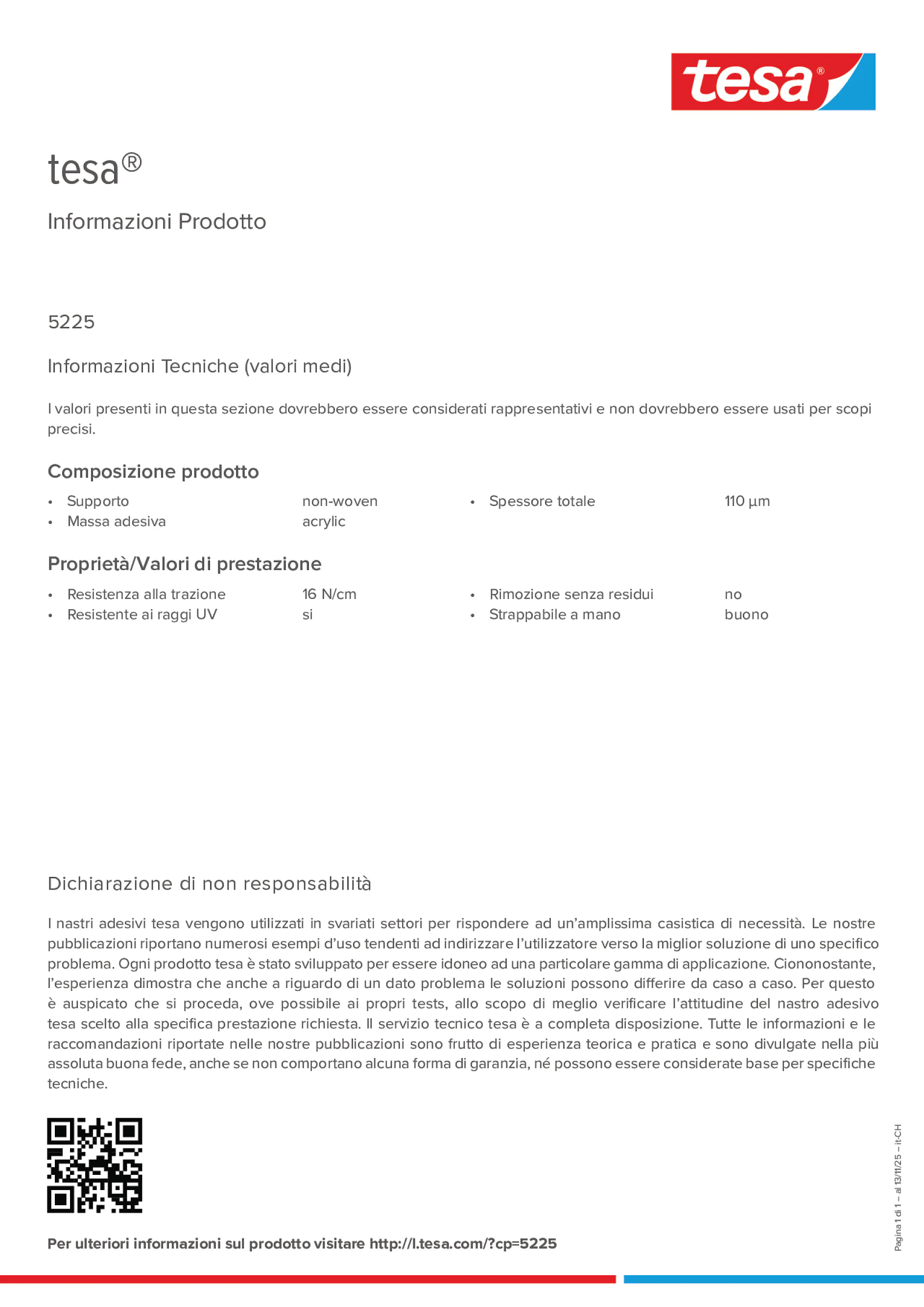 Product information_tesa® 05225_de-CH_fr-CH_it-CH