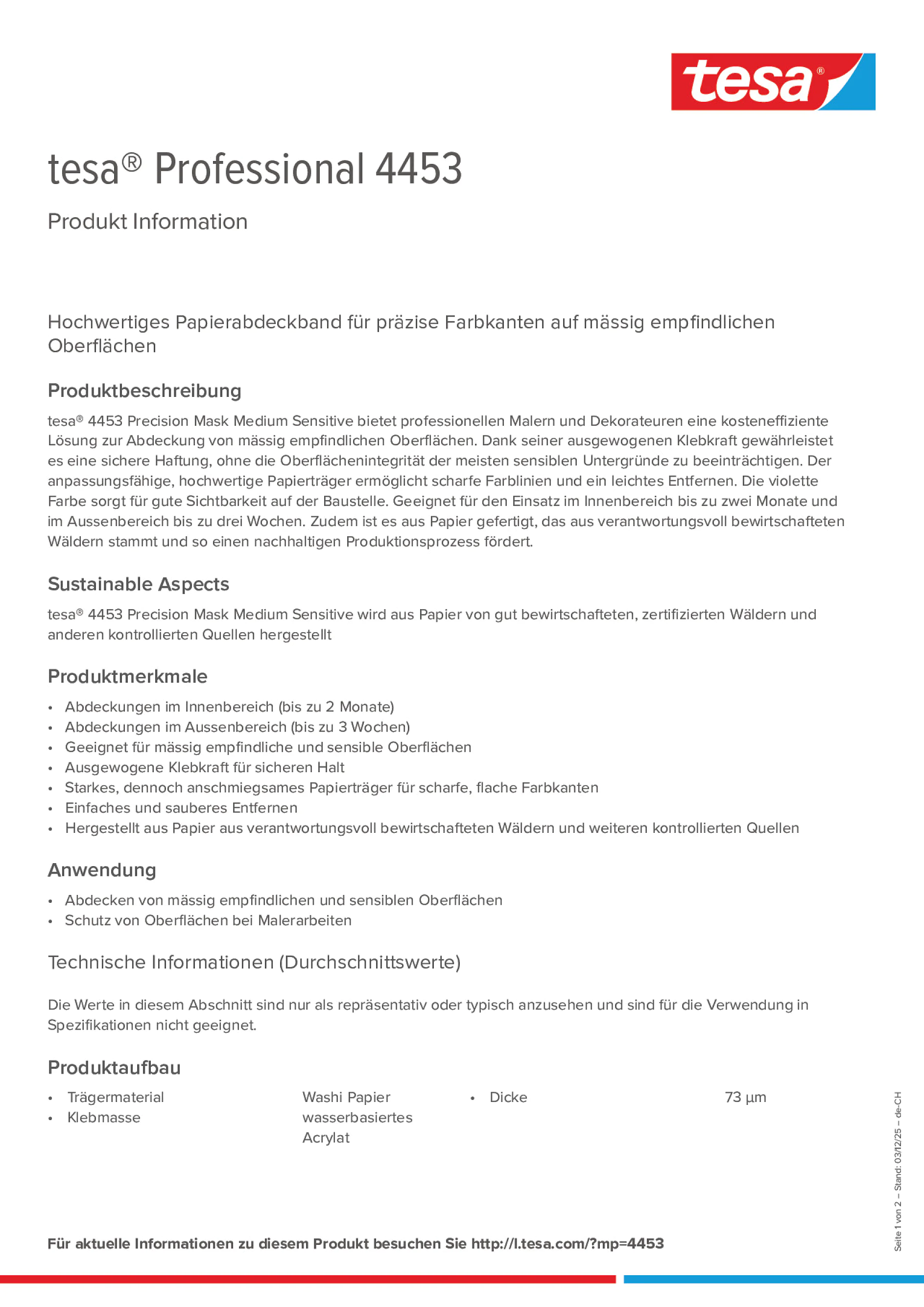 Product information_tesa® Professional 04453_de-CH_fr-CH_it-CH