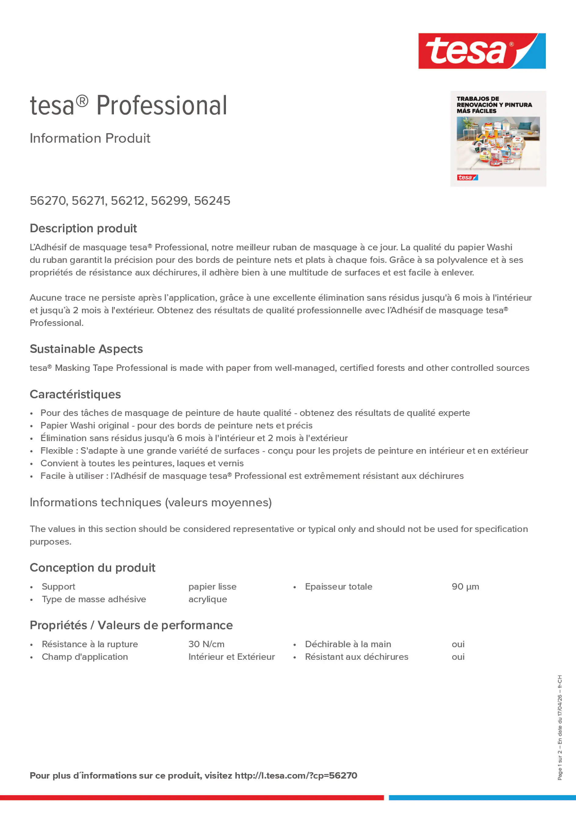 Product information_tesa® 56270_de-CH_fr-CH_it-CH