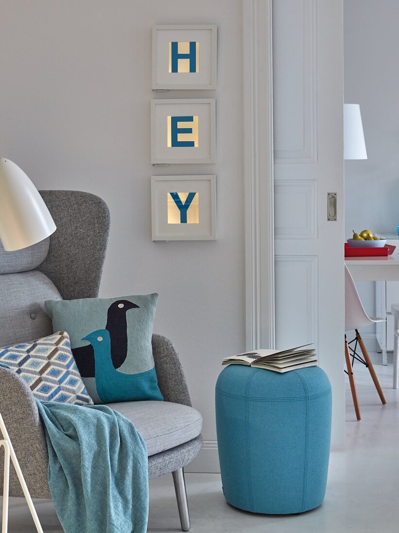 Beleuchtete Wandbilder basteln und aufhängen