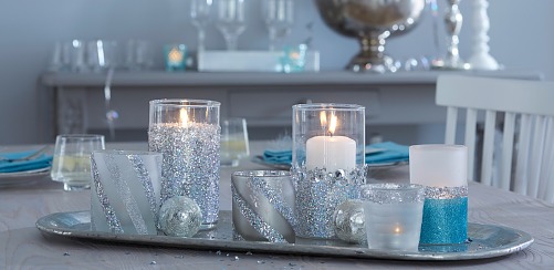 Simply fabulous: Disco Fever! Let's spend a glamorous New Year's Eve at home. These candle jars not only look great, but can also be created in no time.