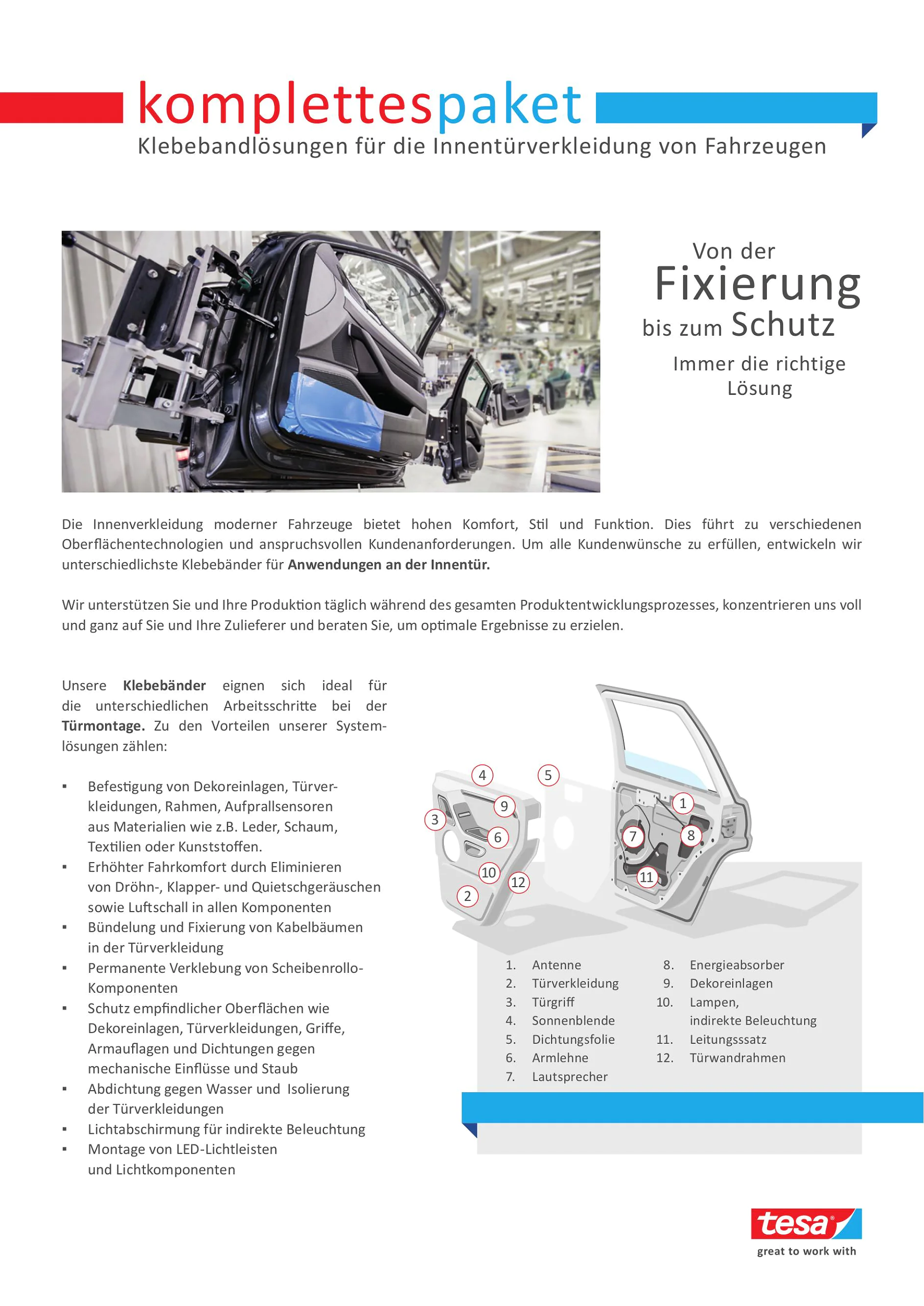 Flyer - Automobilindustrie