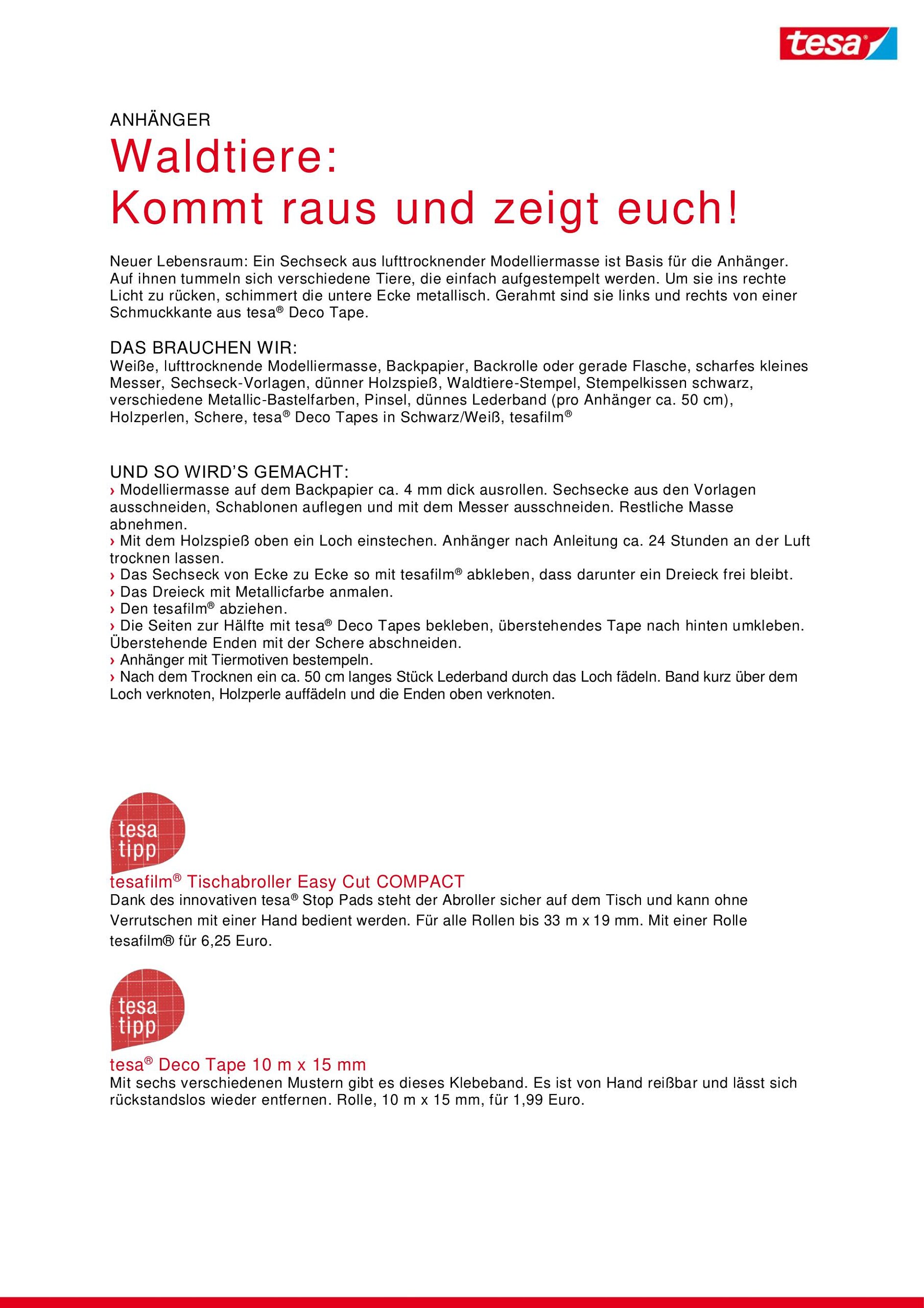 Anleitung zum Ausdrucken