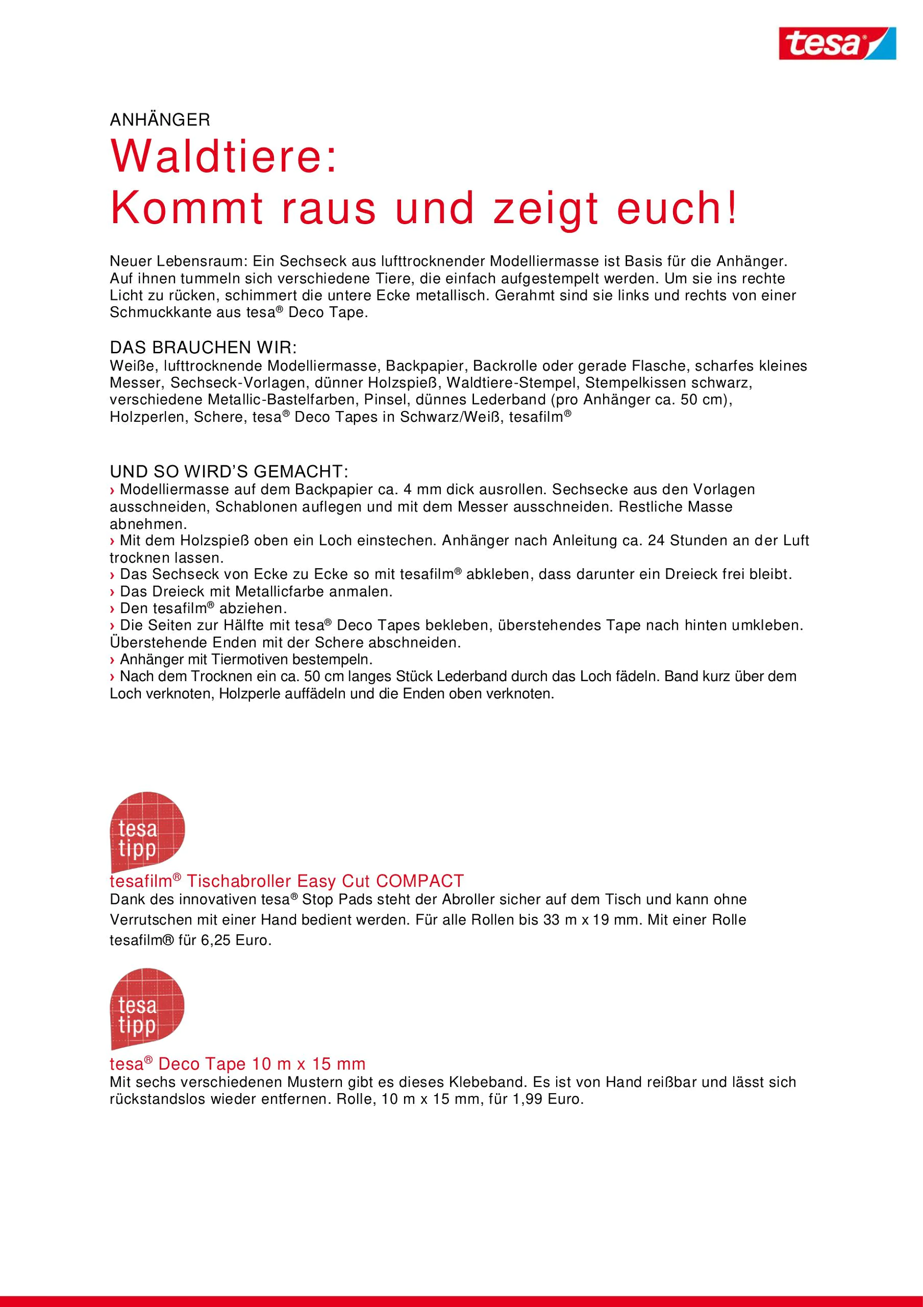 Anleitung zum Ausdrucken