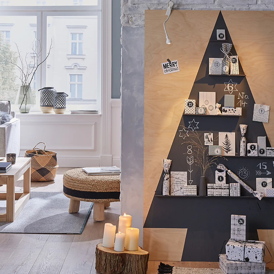 tesa DIY Chalkboard Advent Calendar