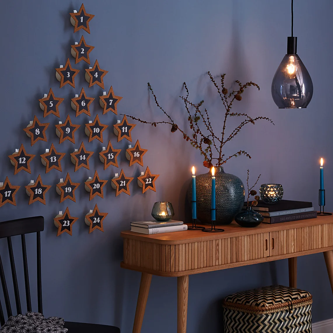 DIY Star Christmas Calendar