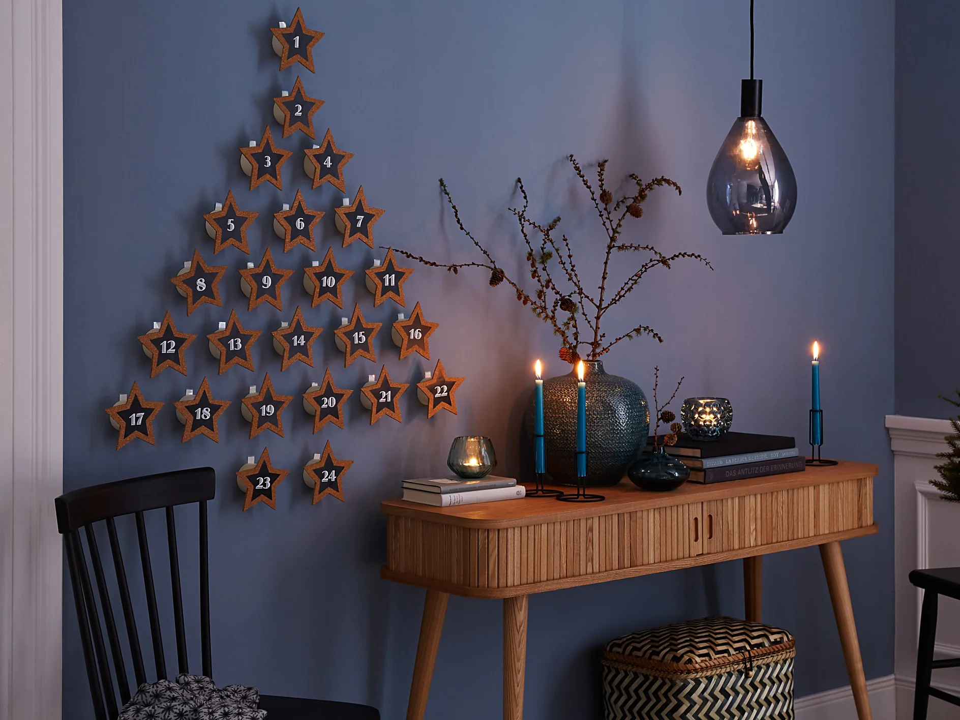 DIY Star Christmas Calendar