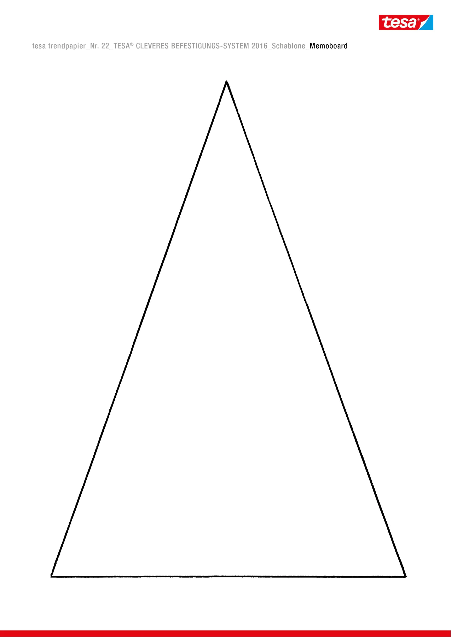 Memoboard Schablone