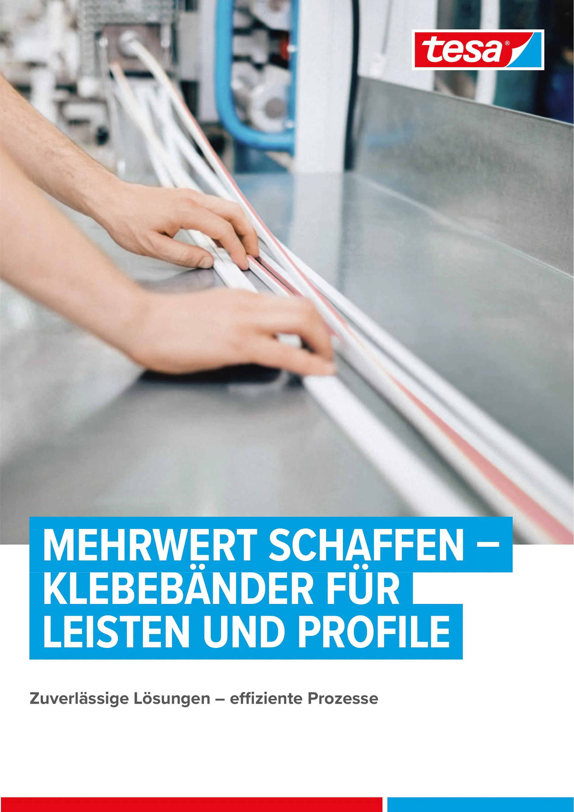 tesa® Klebebandlösungen für die Leisten und Profile