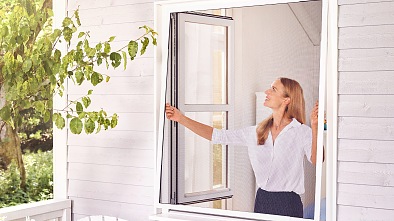 Fliegengitter Alu Teleskop Pro Fenster Schnell und einfach montieren: Fliegengitter Alu Teleskop Pro für Fenster.